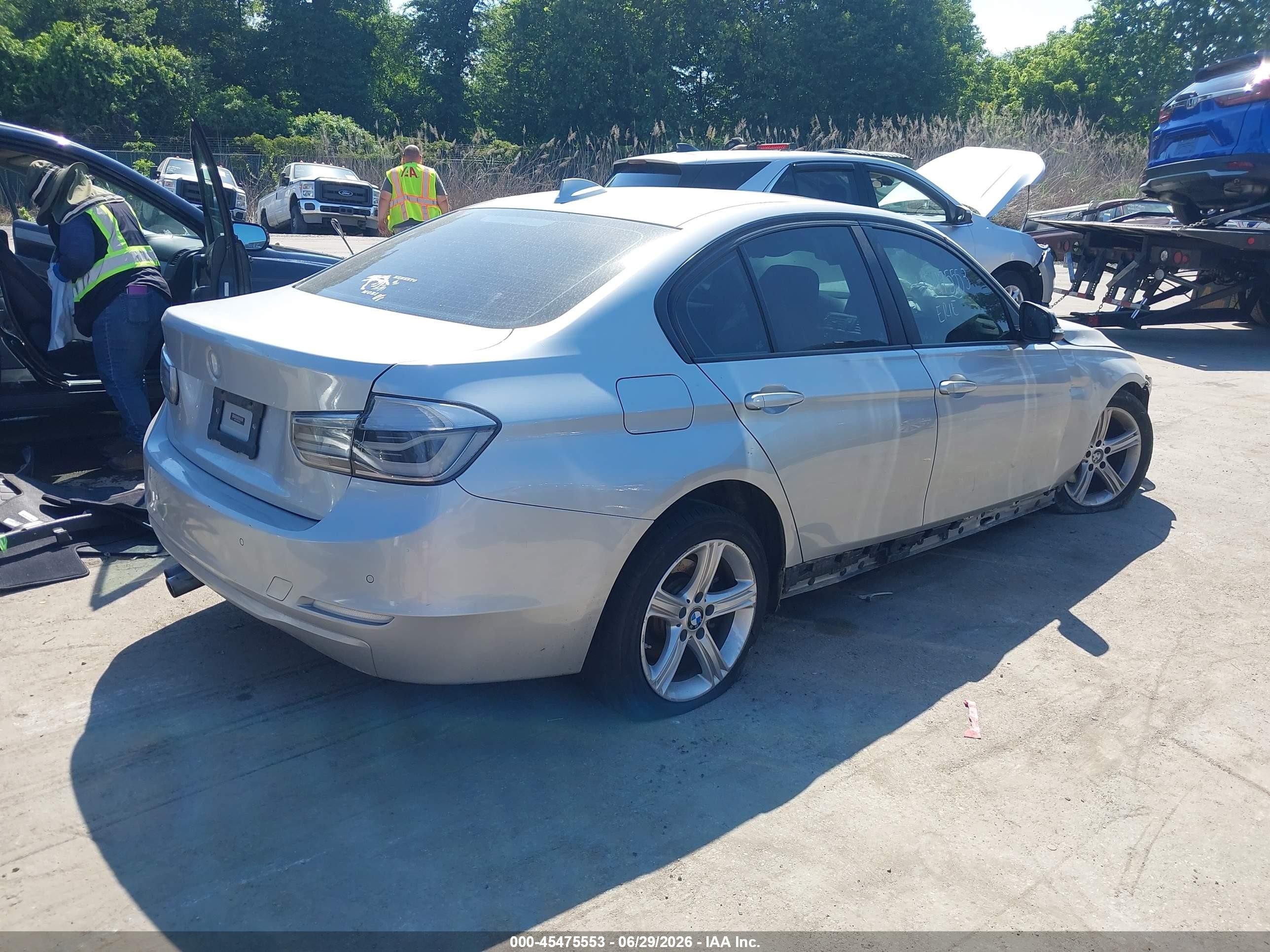 2015 Bmw 328i   Silver vin: WBA3C1C58FP853261