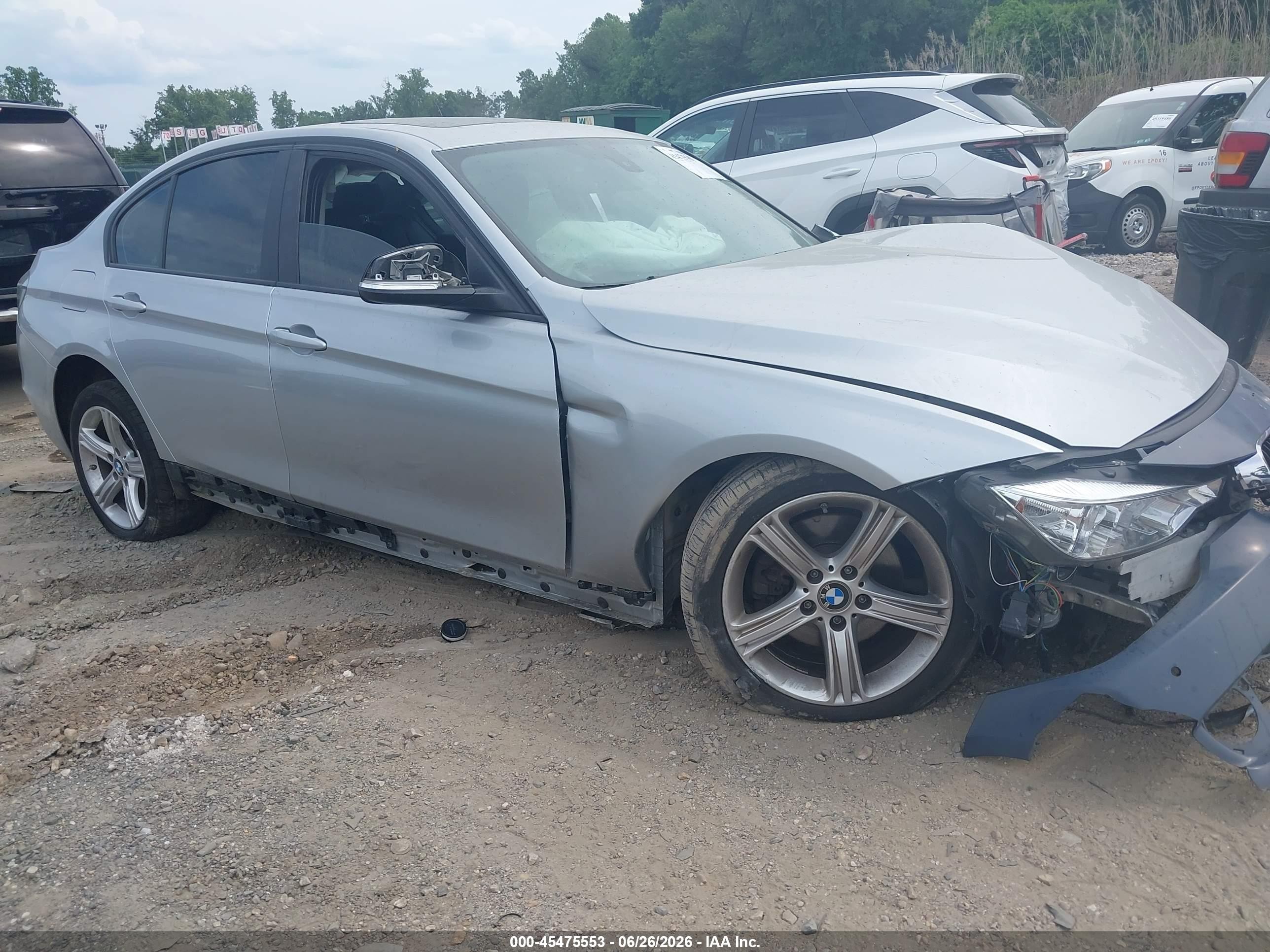 2015 Bmw 328i   Silver vin: WBA3C1C58FP853261