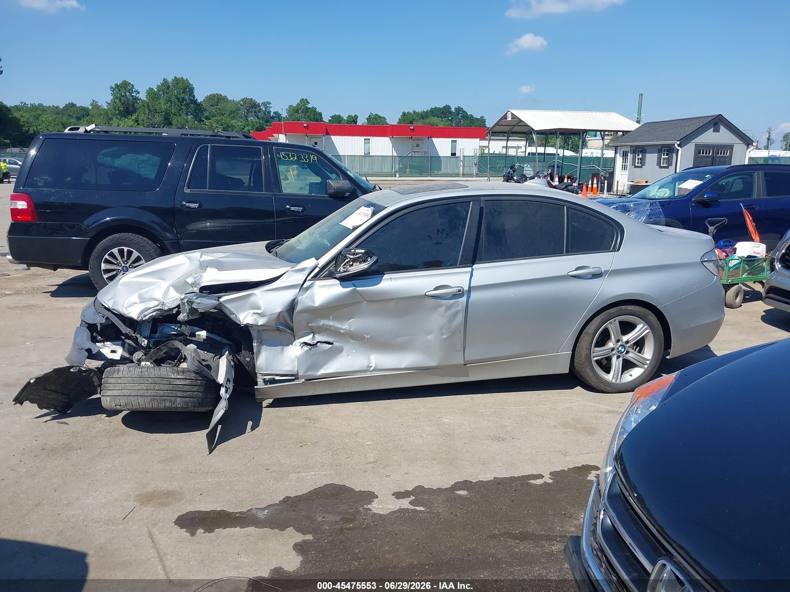 2015 Bmw 328i   Silver vin: WBA3C1C58FP853261