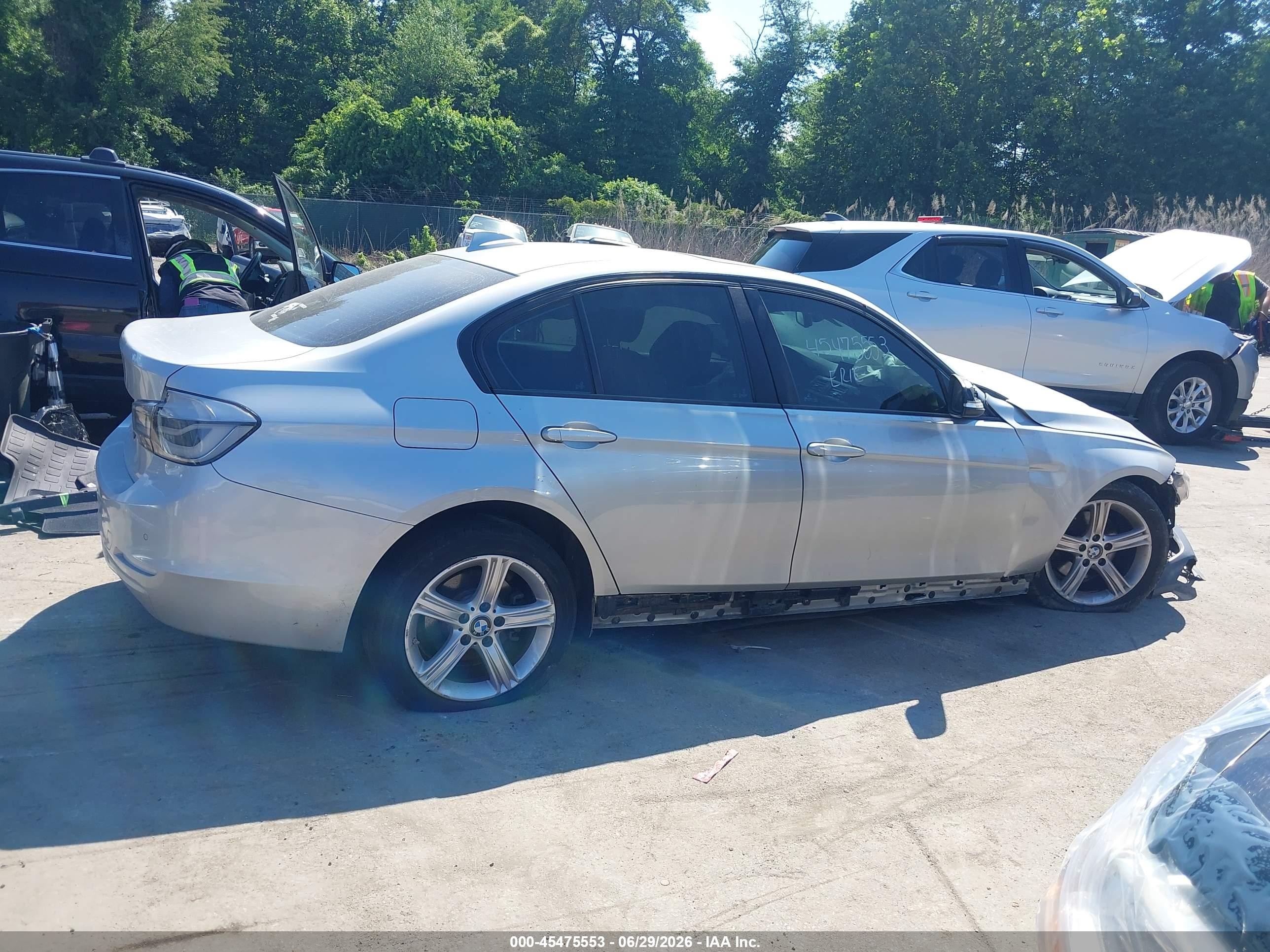 2015 Bmw 328i   Silver vin: WBA3C1C58FP853261