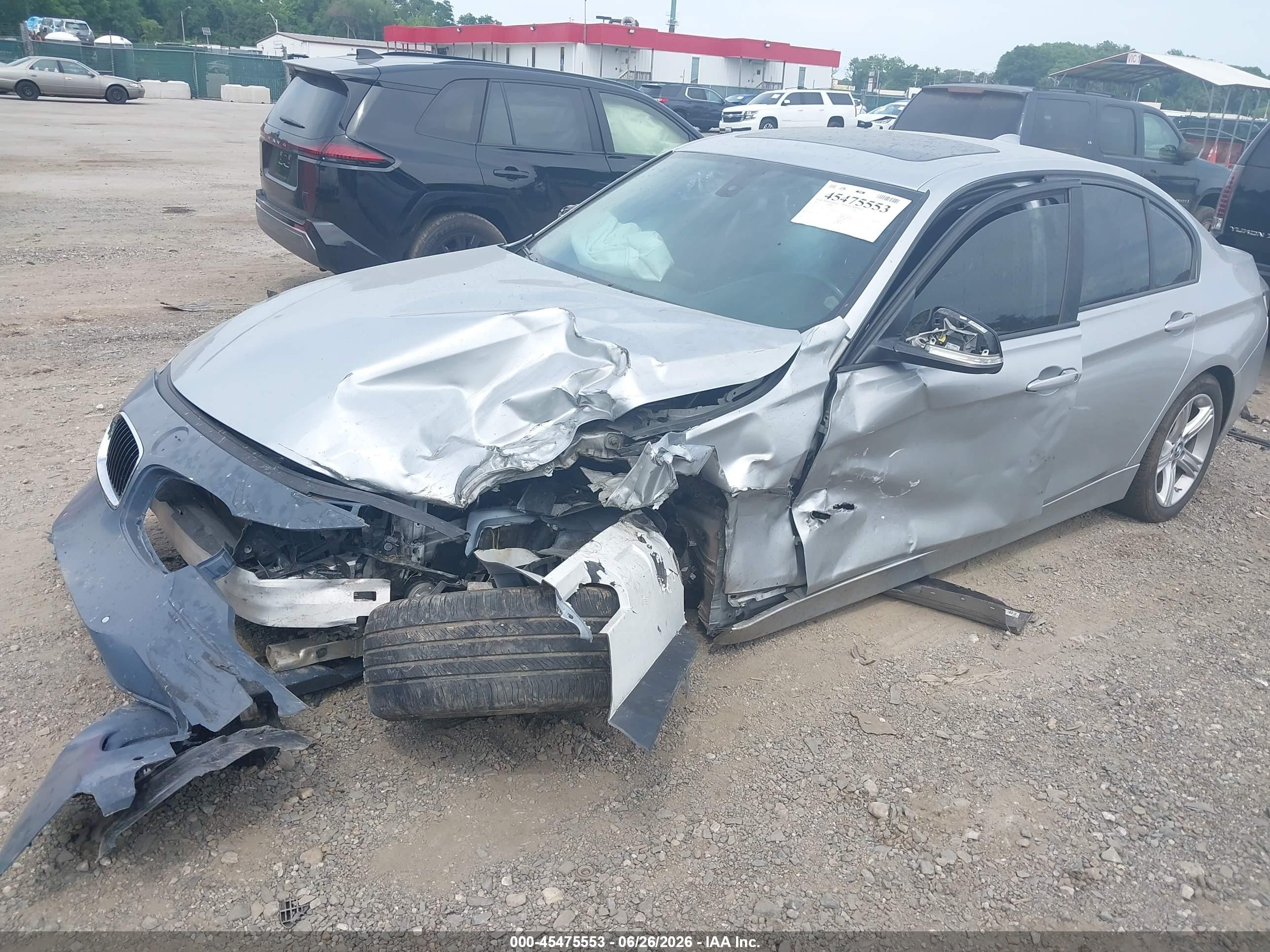 2015 Bmw 328i   Silver vin: WBA3C1C58FP853261
