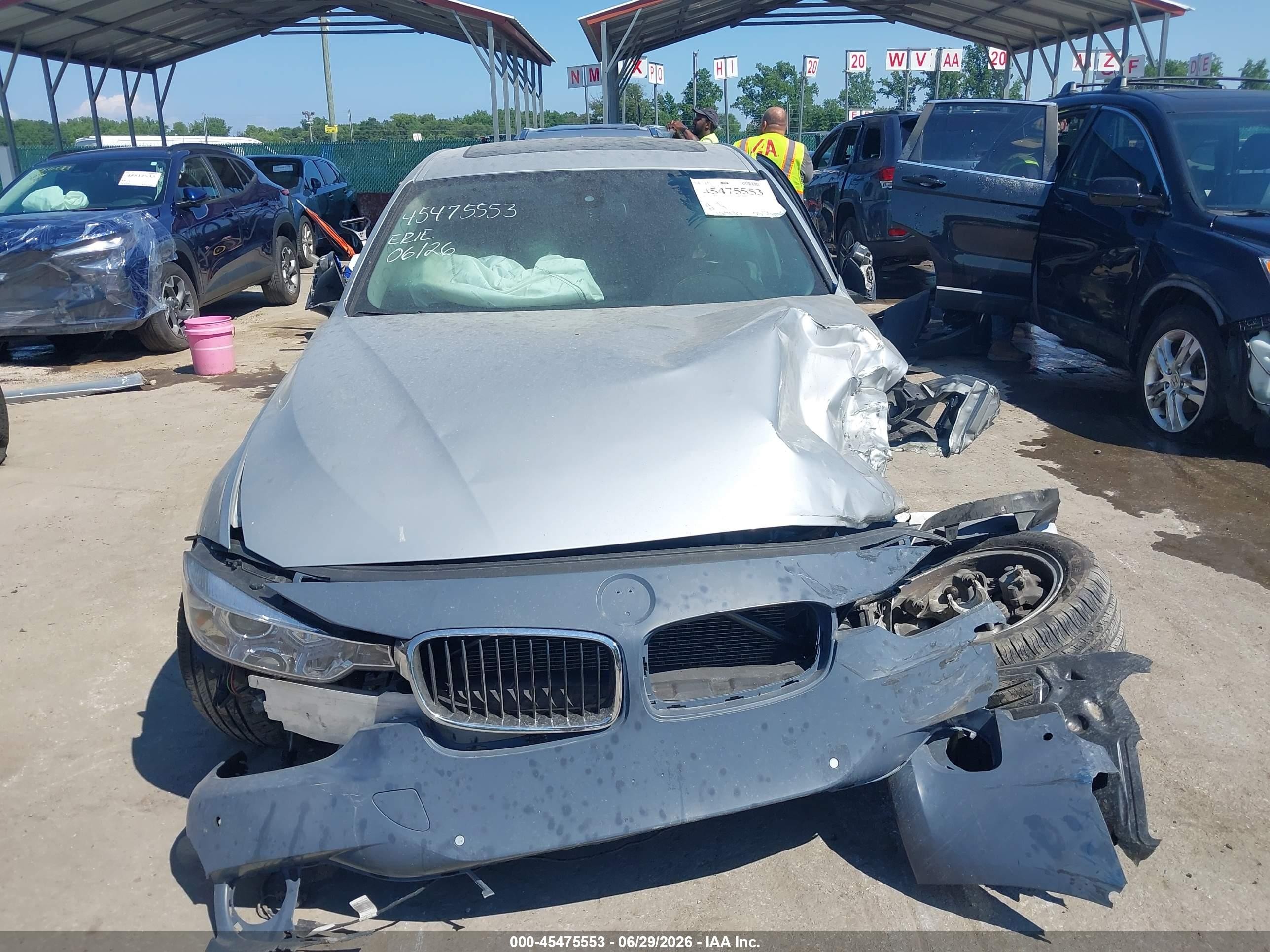 2015 Bmw 328i   Silver vin: WBA3C1C58FP853261