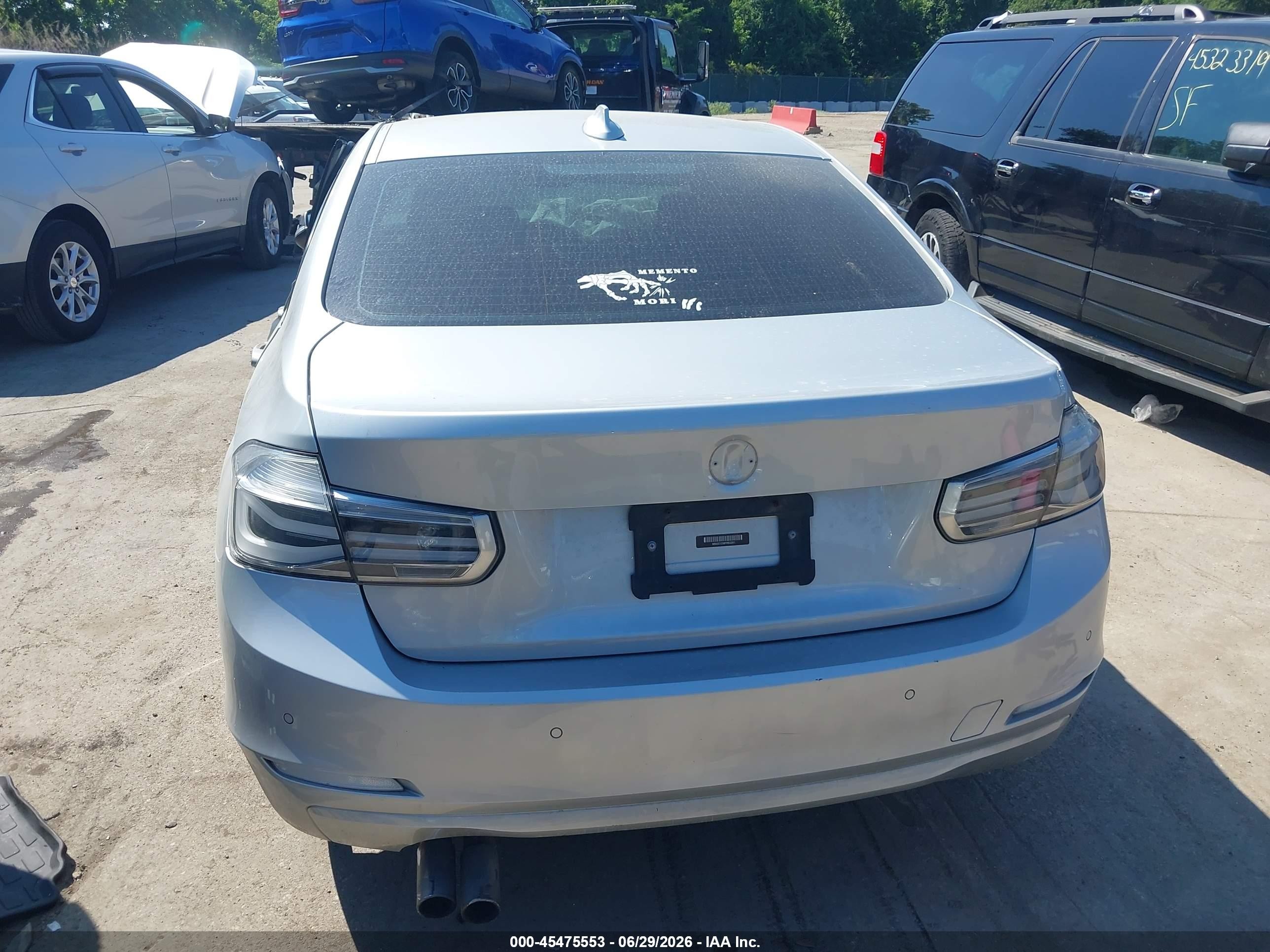 2015 Bmw 328i   Silver vin: WBA3C1C58FP853261