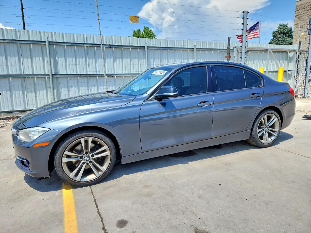 2012 Bmw 328 I Sulev Gray vin: WBA3C1C59CF430089
