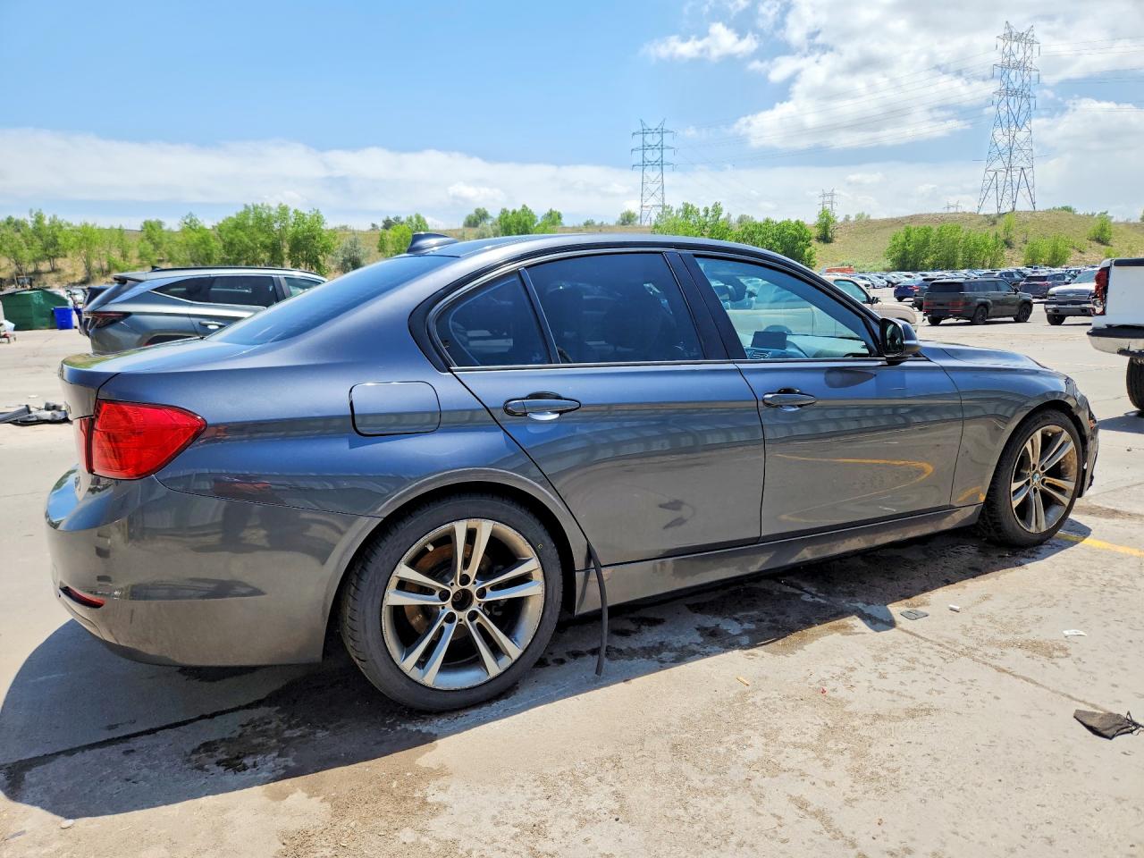 2012 Bmw 328 I Sulev Gray vin: WBA3C1C59CF430089