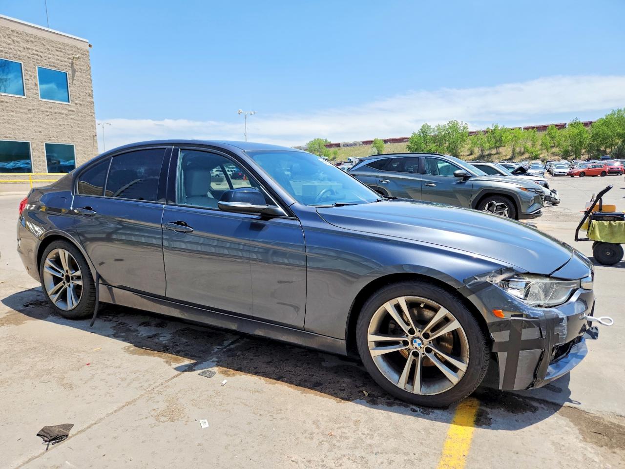 2012 Bmw 328 I Sulev Gray vin: WBA3C1C59CF430089