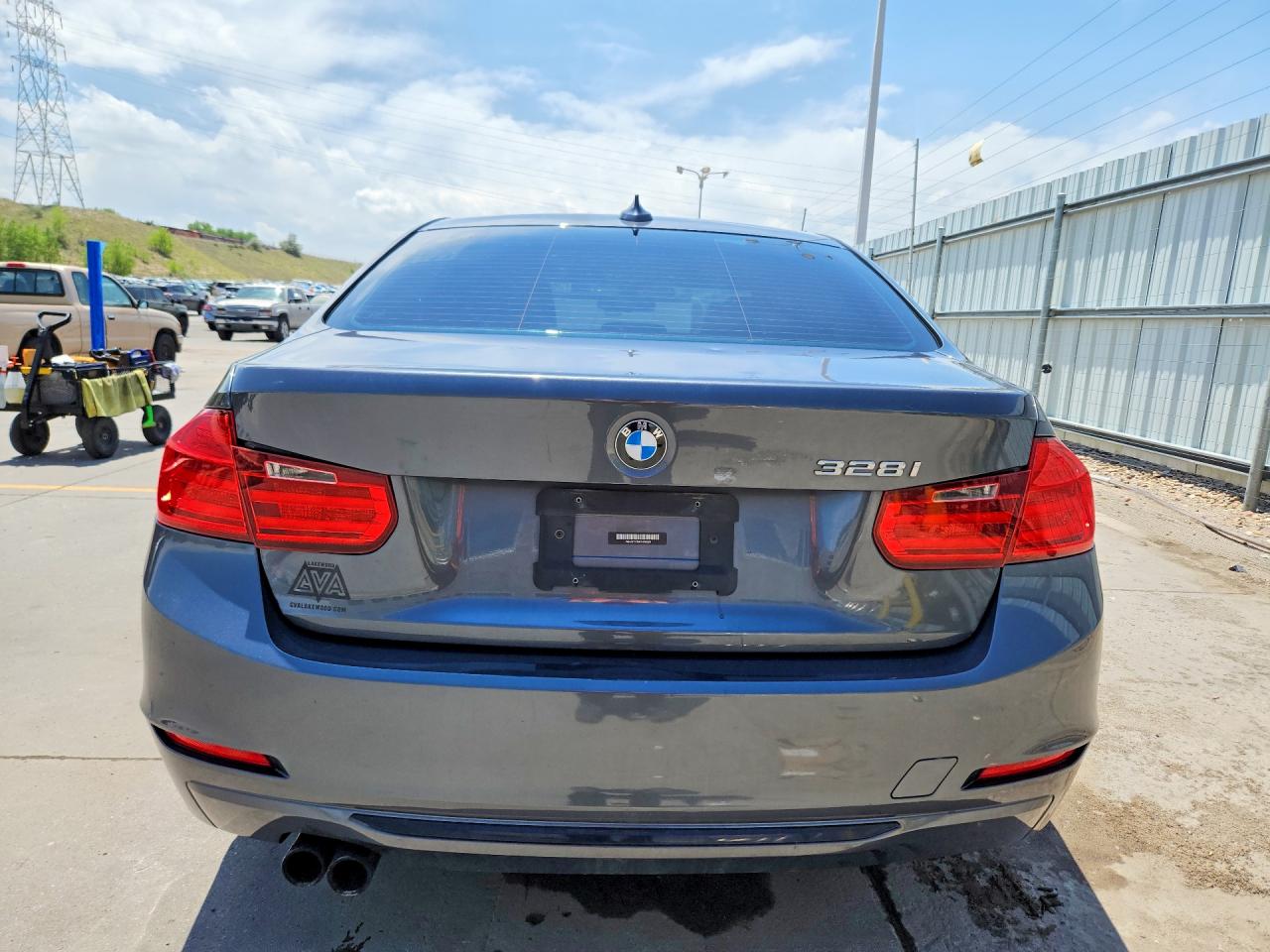 2012 Bmw 328 I Sulev Gray vin: WBA3C1C59CF430089