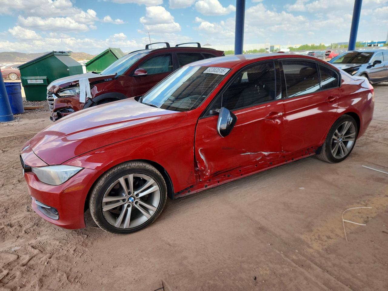 2012 Bmw 328 I Sulev Red vin: WBA3C1C59CF432487