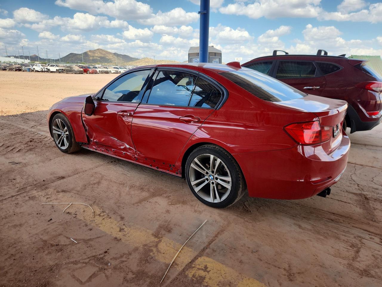 2012 Bmw 328 I Sulev Red vin: WBA3C1C59CF432487