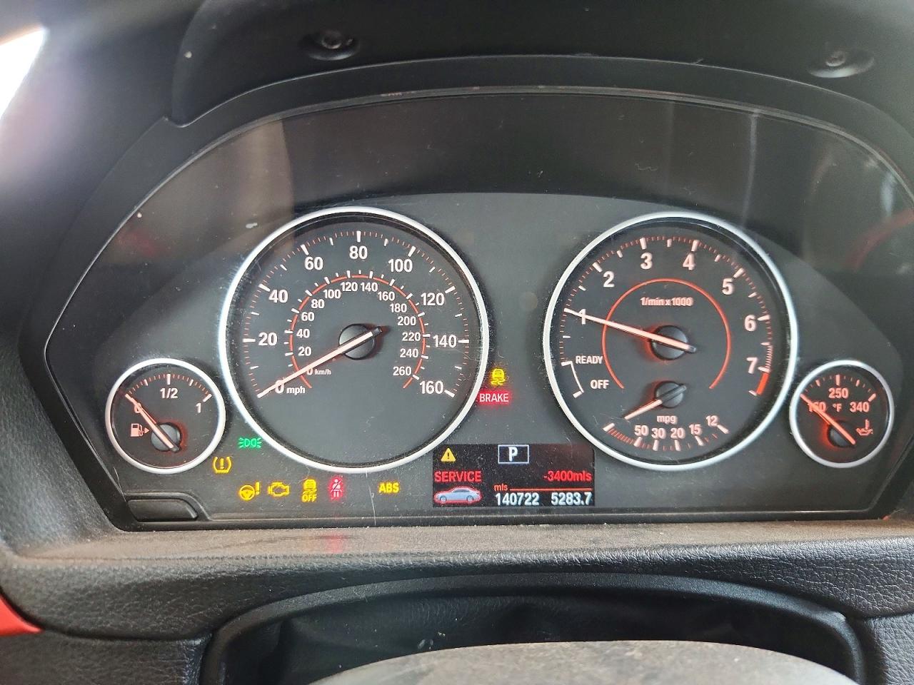 2012 Bmw 328 I Sulev Red vin: WBA3C1C59CF432487