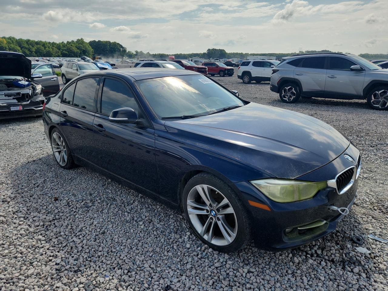 2013 Bmw 328 I Sulev Blue vin: WBA3C1C59DF434998