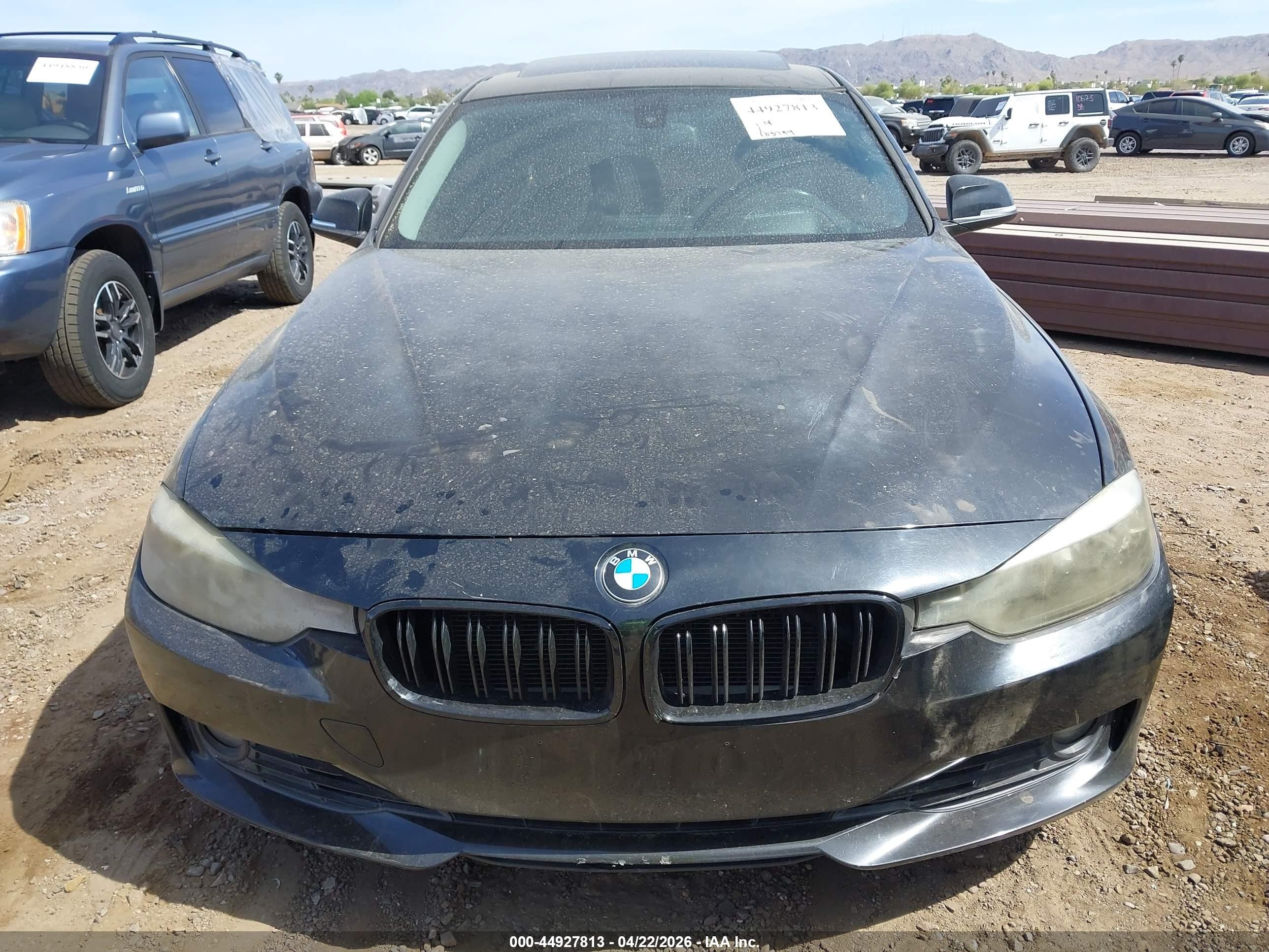 2013 Bmw 328i   Black vin: WBA3C1C59DF435410