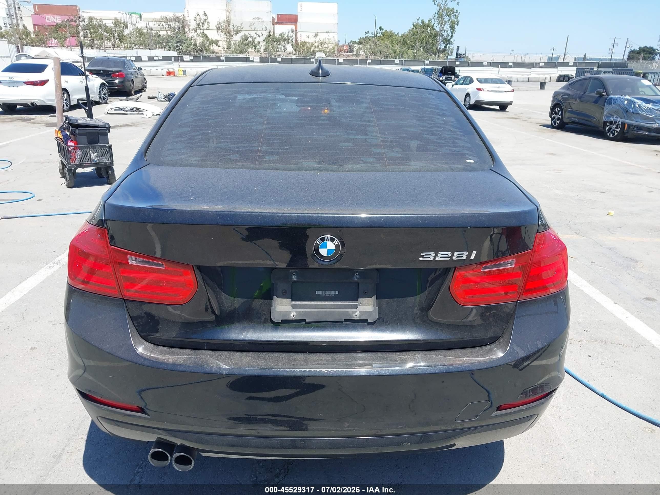 2013 Bmw 328i   Black vin: WBA3C1C59DF437299