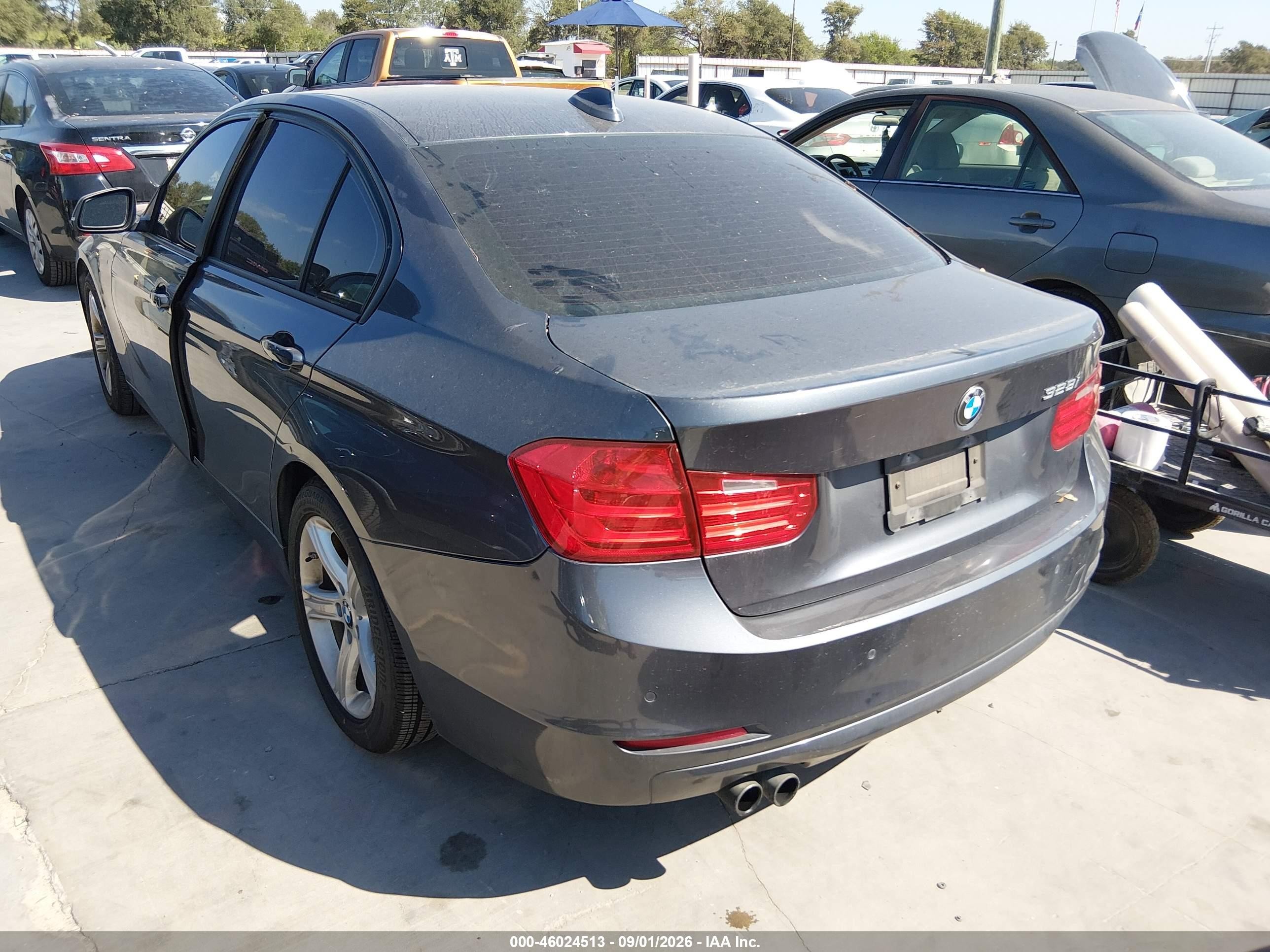 2013 Bmw 328i   Gray vin: WBA3C1C59DF438551