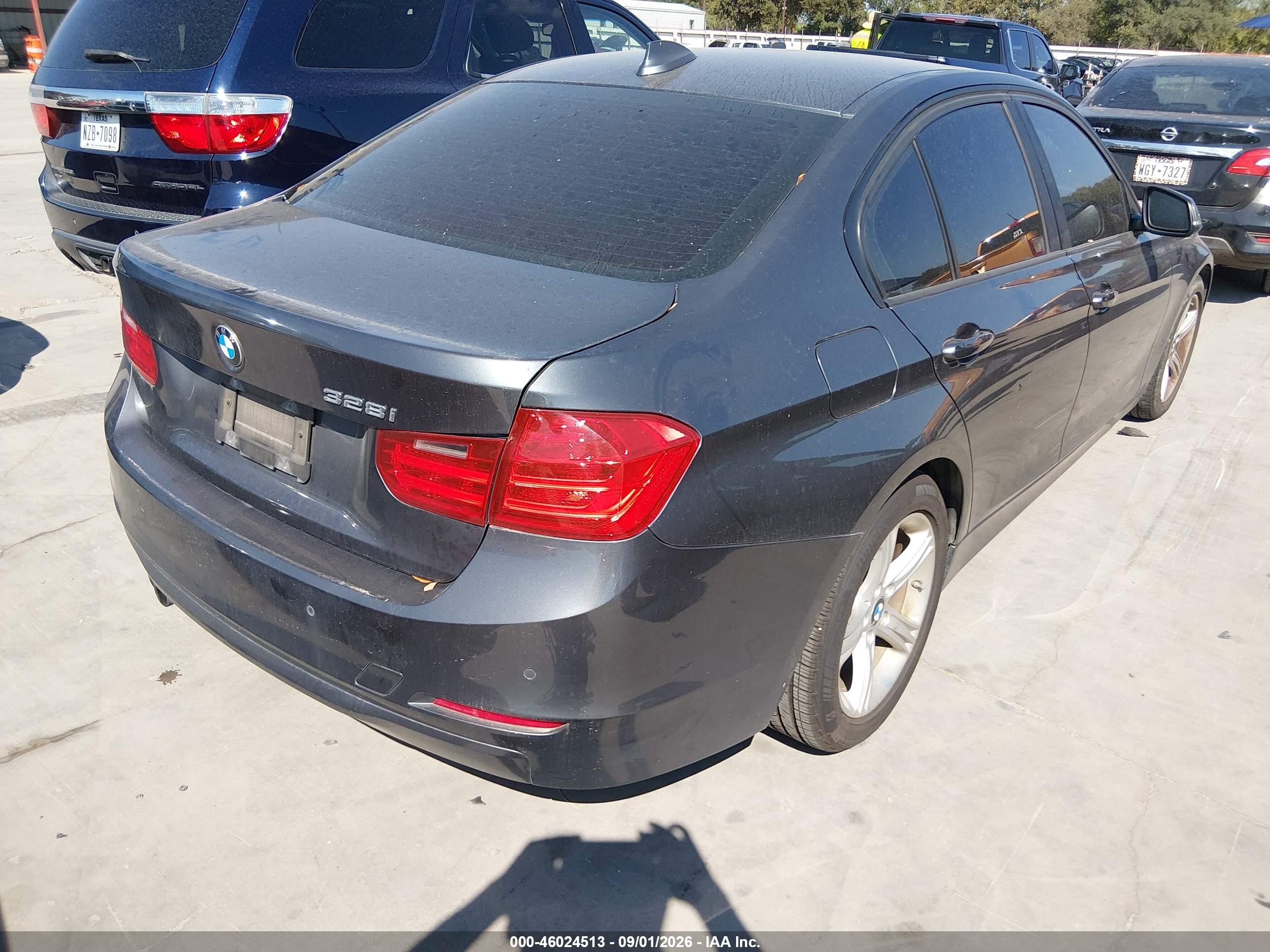 2013 Bmw 328i   Gray vin: WBA3C1C59DF438551
