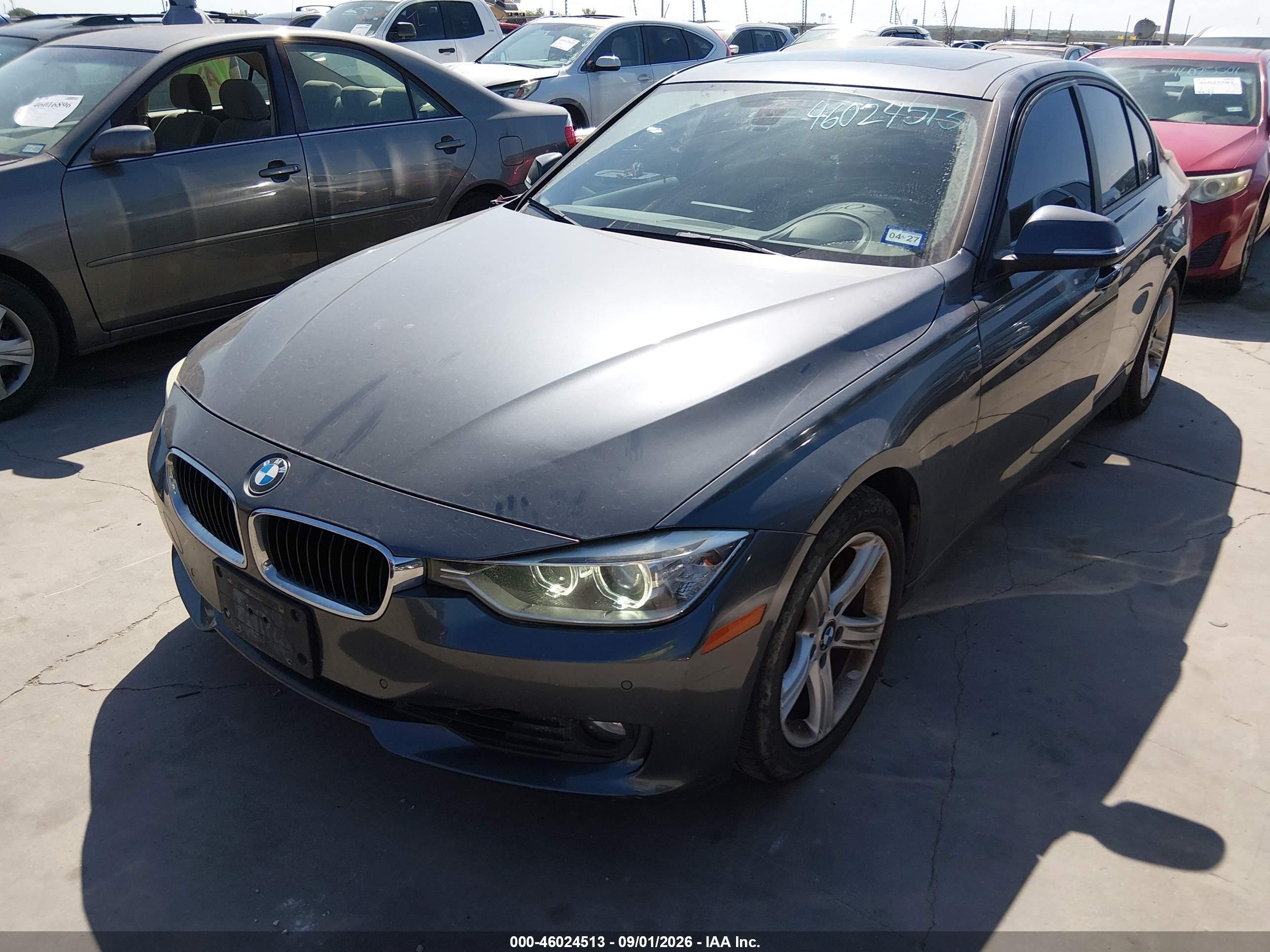 2013 Bmw 328i   Gray vin: WBA3C1C59DF438551