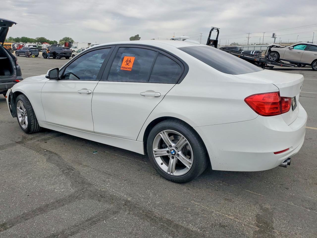 2013 Bmw 328 I Sulev White vin: WBA3C1C59DF443149