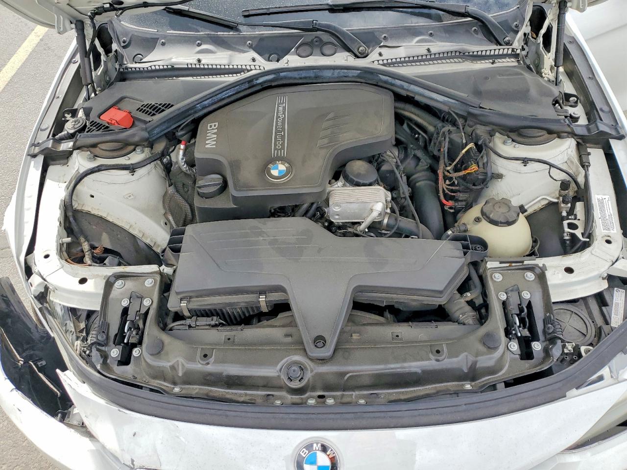 2013 Bmw 328 I Sulev White vin: WBA3C1C59DF443149