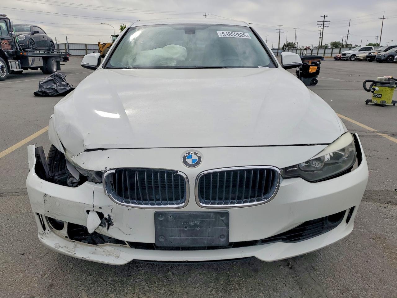 2013 Bmw 328 I Sulev White vin: WBA3C1C59DF443149