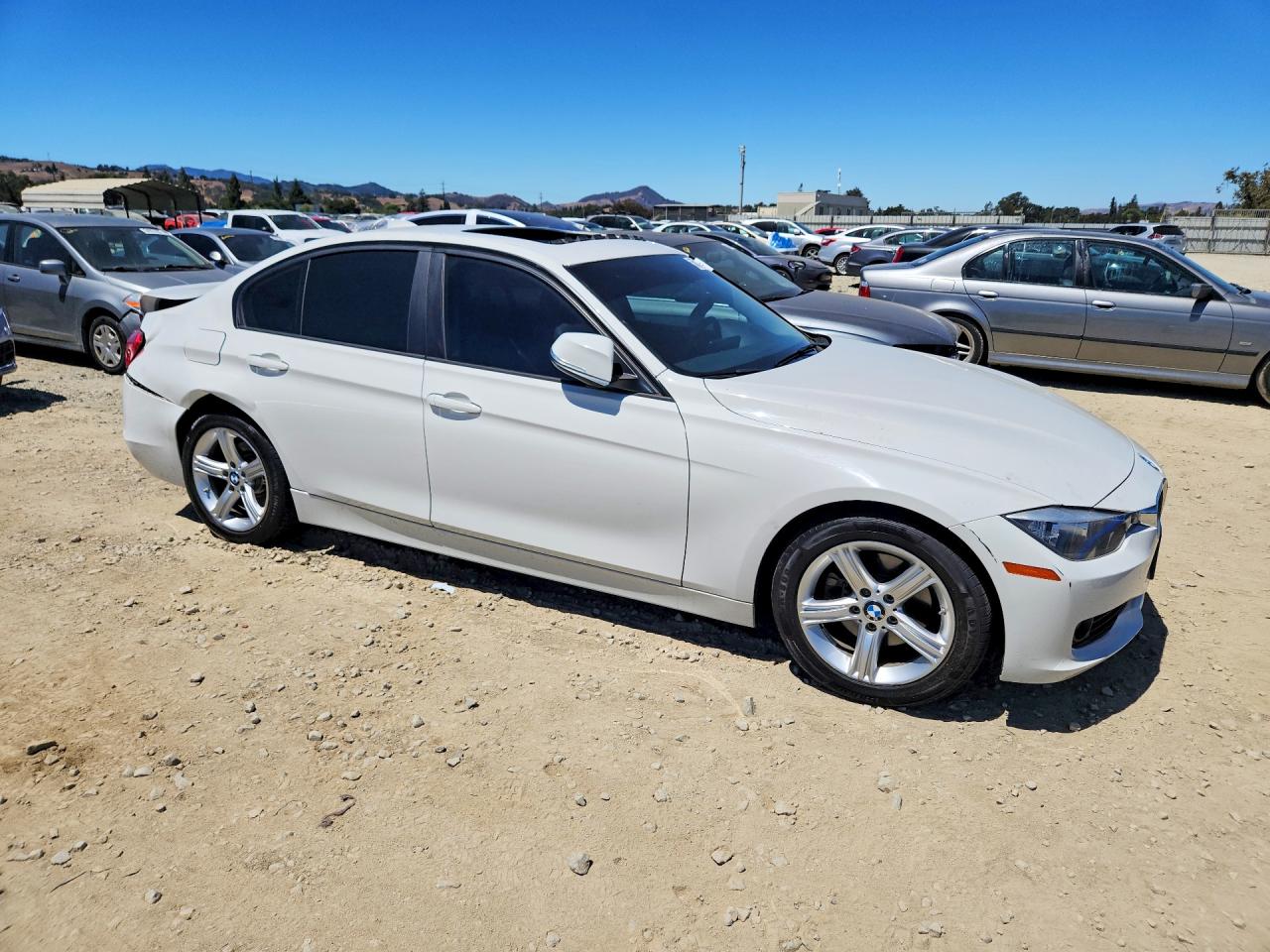 2014 Bmw 328 I Sulev White vin: WBA3C1C59EK109454