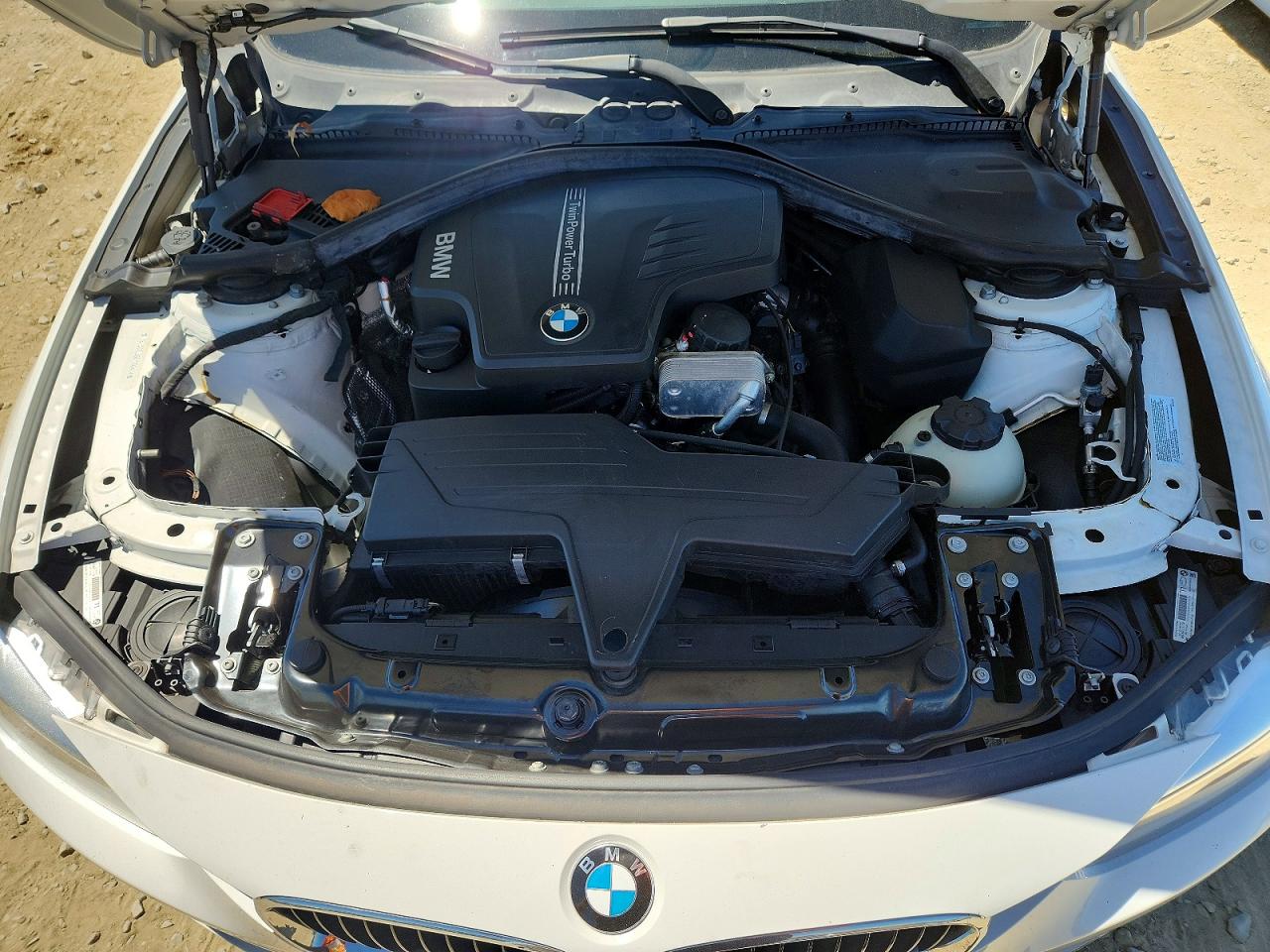 2014 Bmw 328 I Sulev White vin: WBA3C1C59EK109454