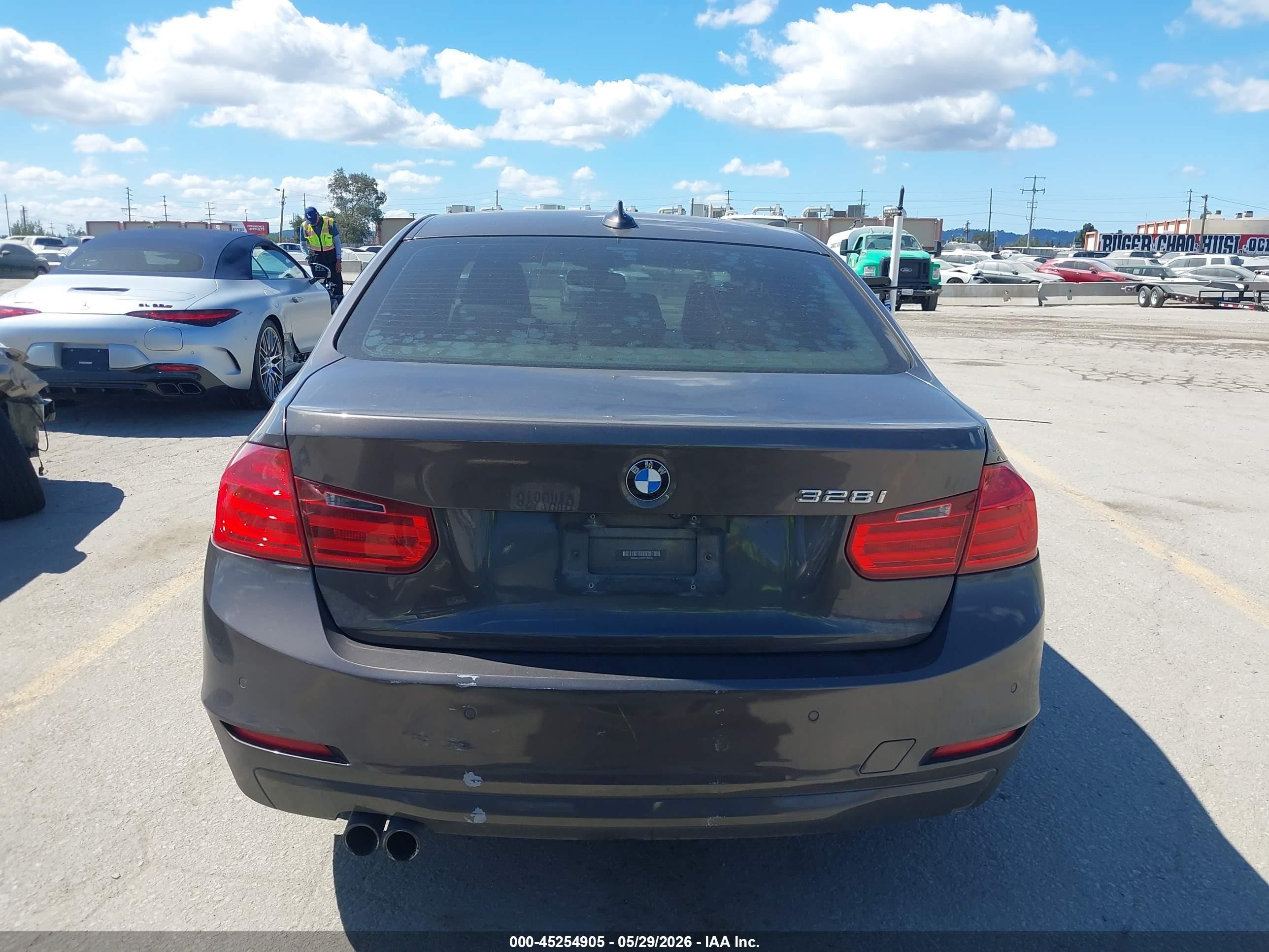 2014 Bmw 328i   Gray vin: WBA3C1C59EK109535