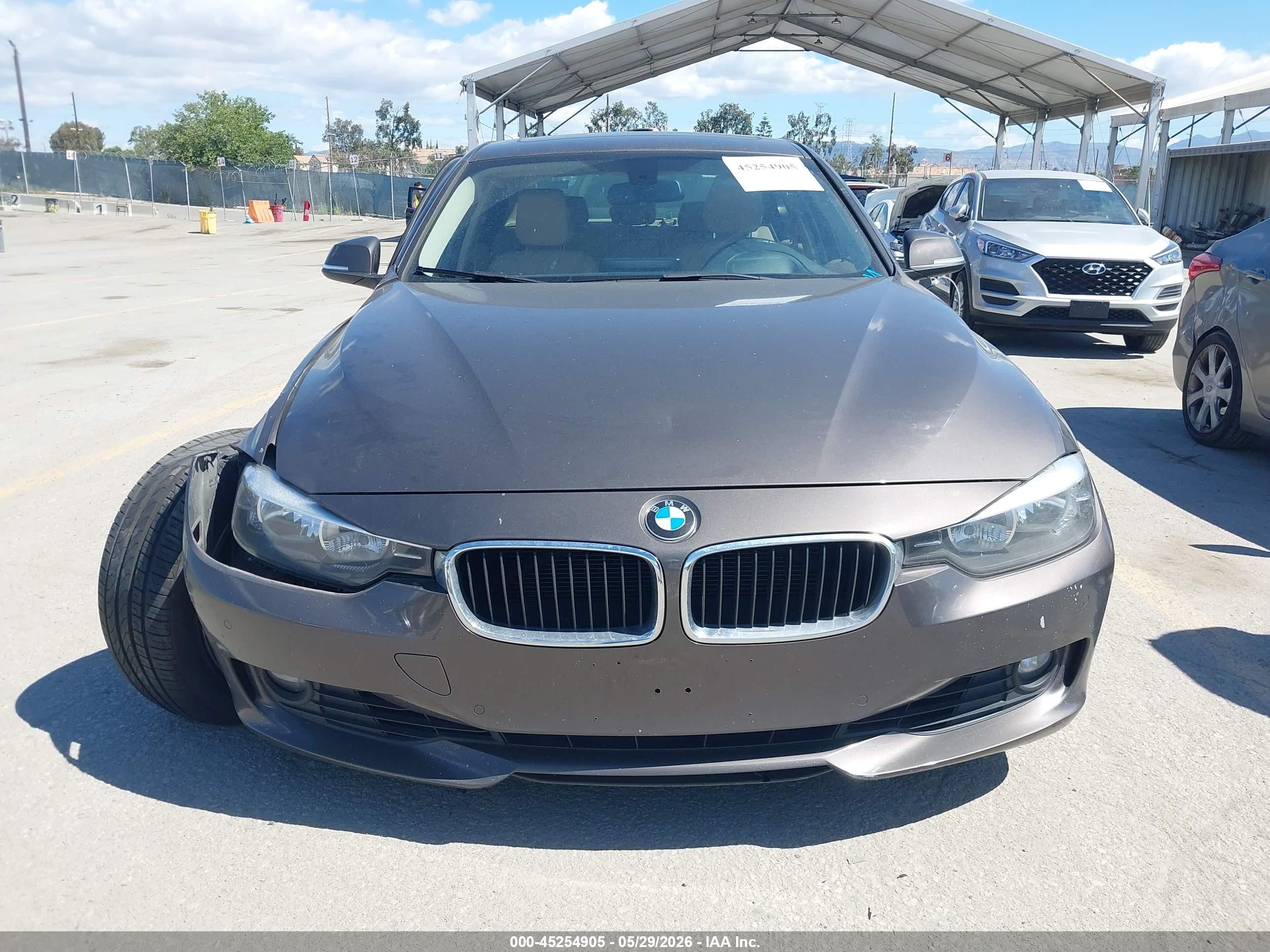 2014 Bmw 328i   Gray vin: WBA3C1C59EK109535