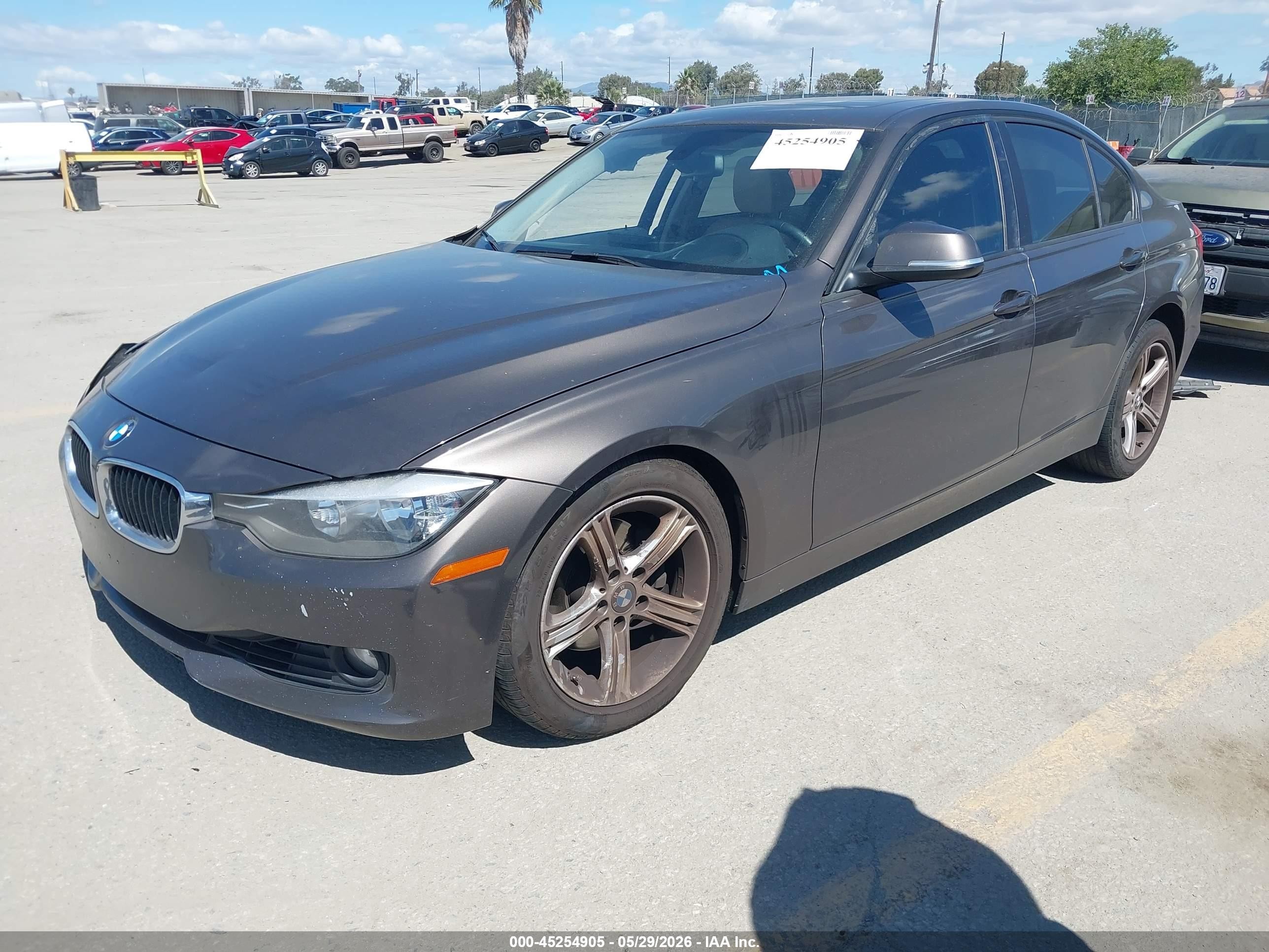 2014 Bmw 328i   Gray vin: WBA3C1C59EK109535