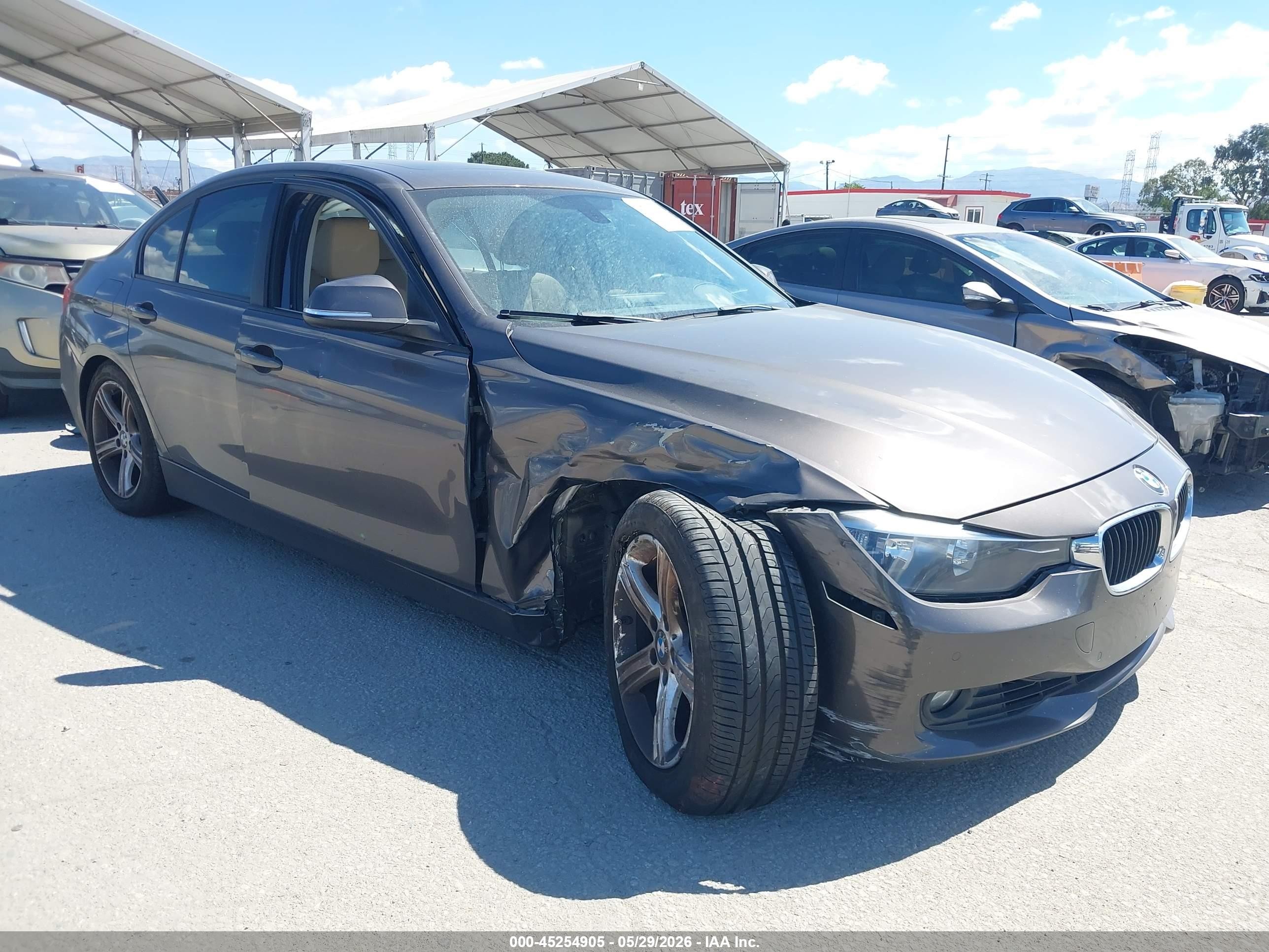 2014 Bmw 328i   Gray vin: WBA3C1C59EK109535