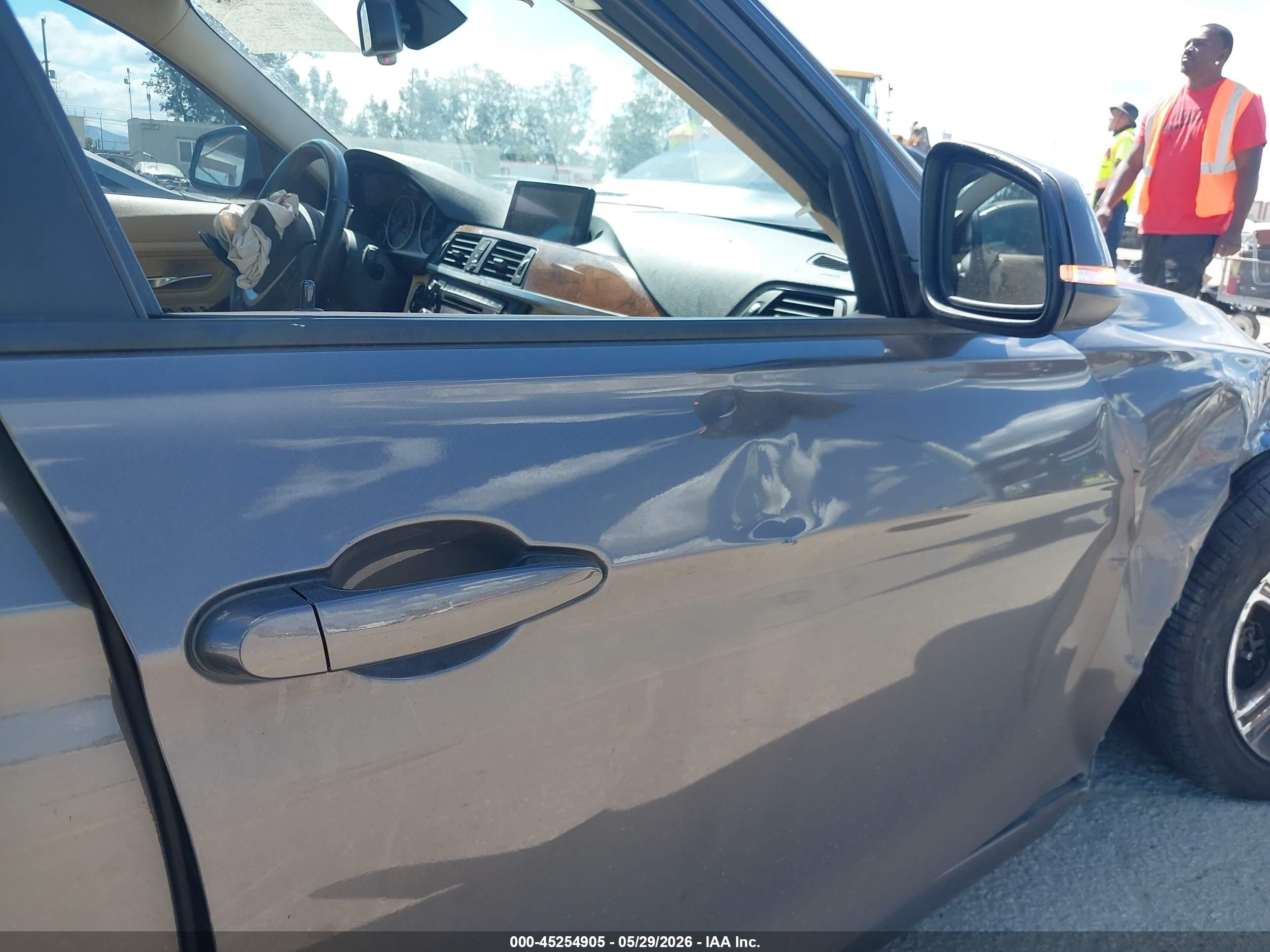 2014 Bmw 328i   Gray vin: WBA3C1C59EK109535