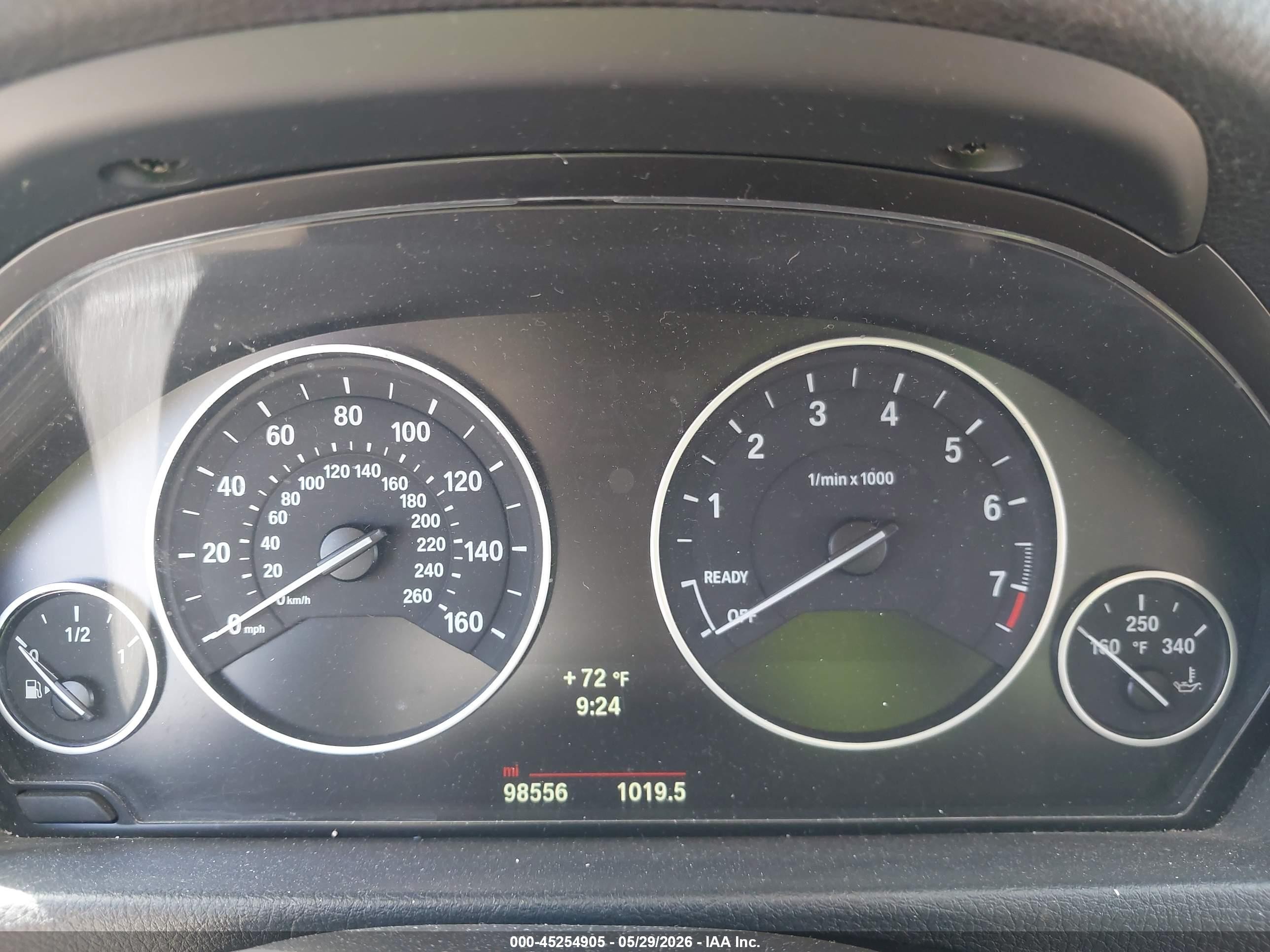 2014 Bmw 328i   Gray vin: WBA3C1C59EK109535