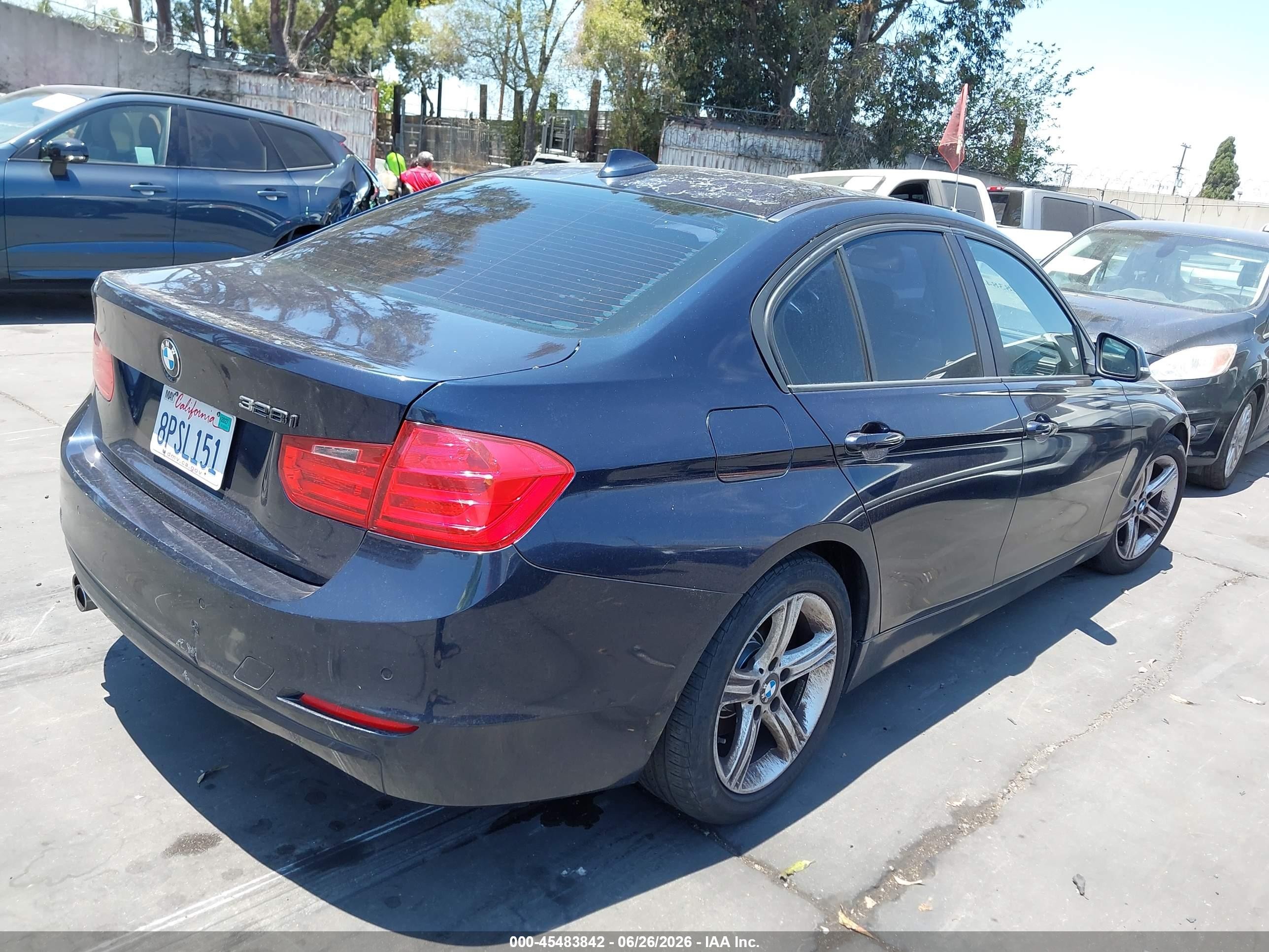 2014 Bmw 328i   Purple vin: WBA3C1C59EK112743