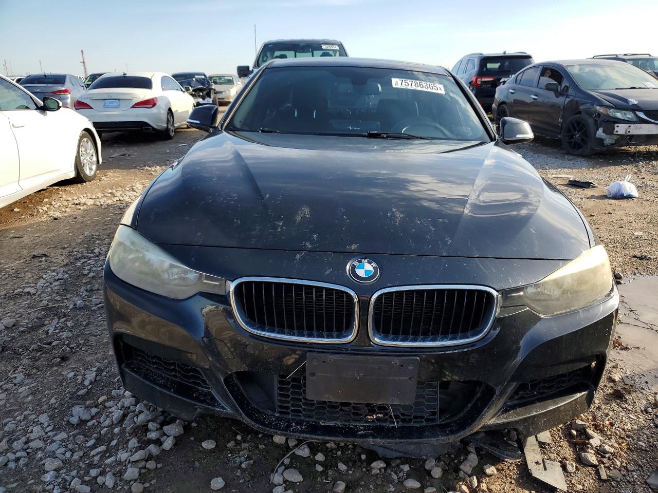 2014 Bmw 328 I Sulev Черный vin: WBA3C1C59EK114072