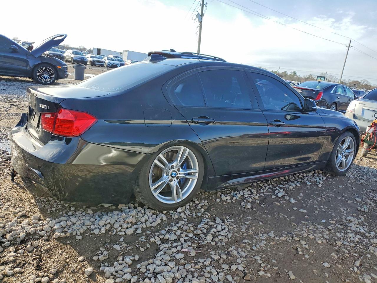 2014 Bmw 328 I Sulev Черный vin: WBA3C1C59EK114072