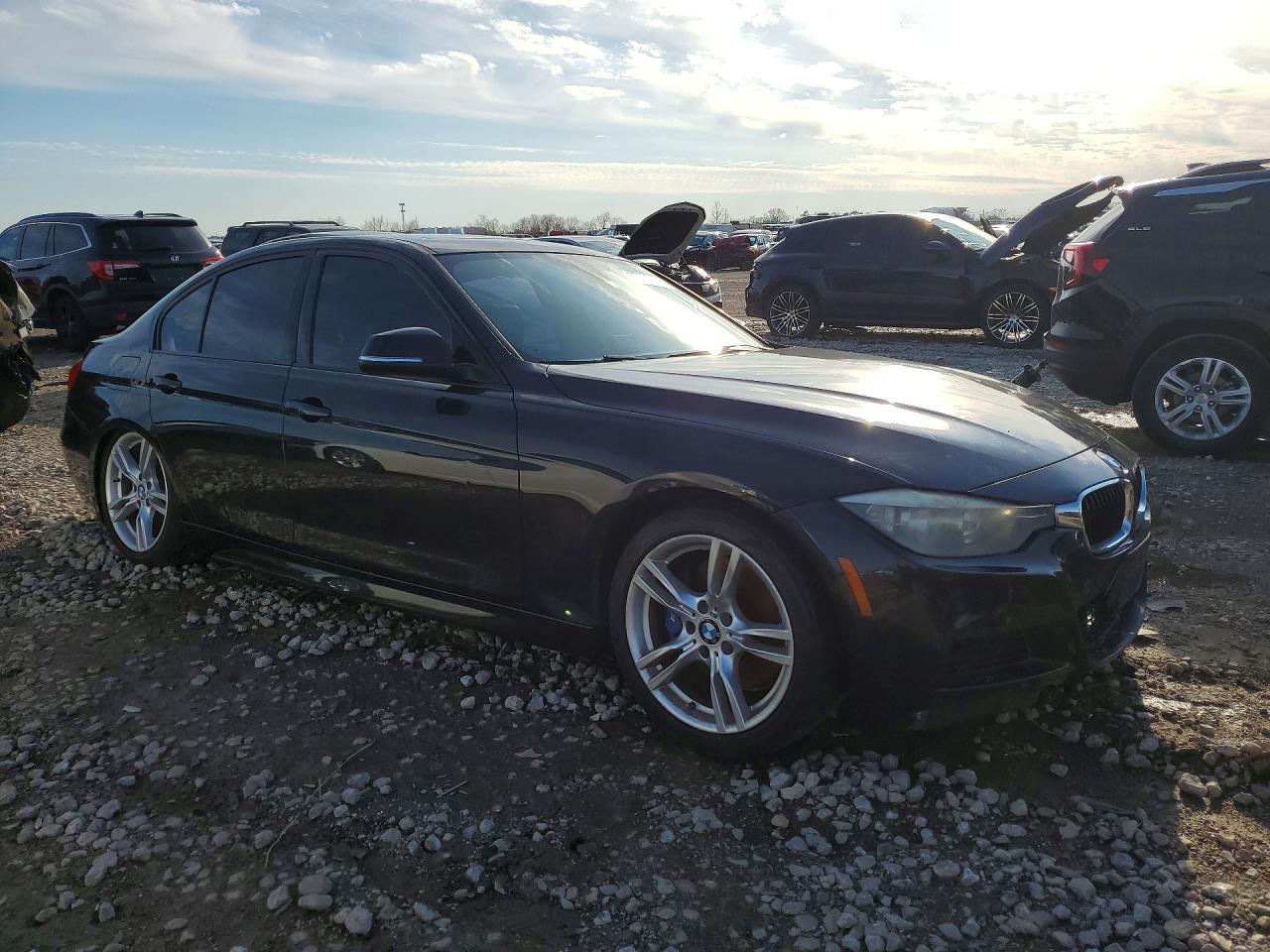 2014 Bmw 328 I Sulev Черный vin: WBA3C1C59EK114072