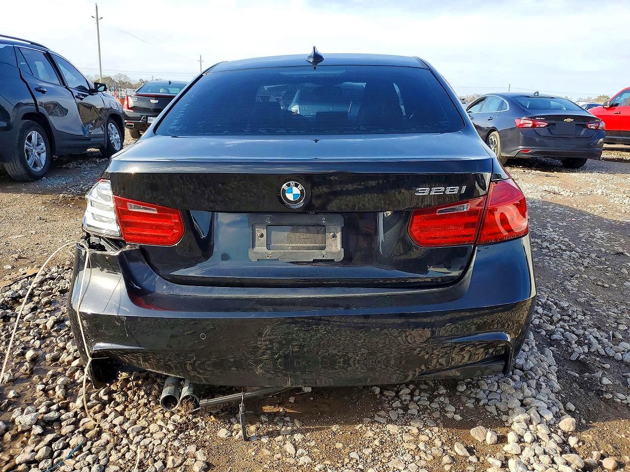 2014 Bmw 328 I Sulev Черный vin: WBA3C1C59EK114072