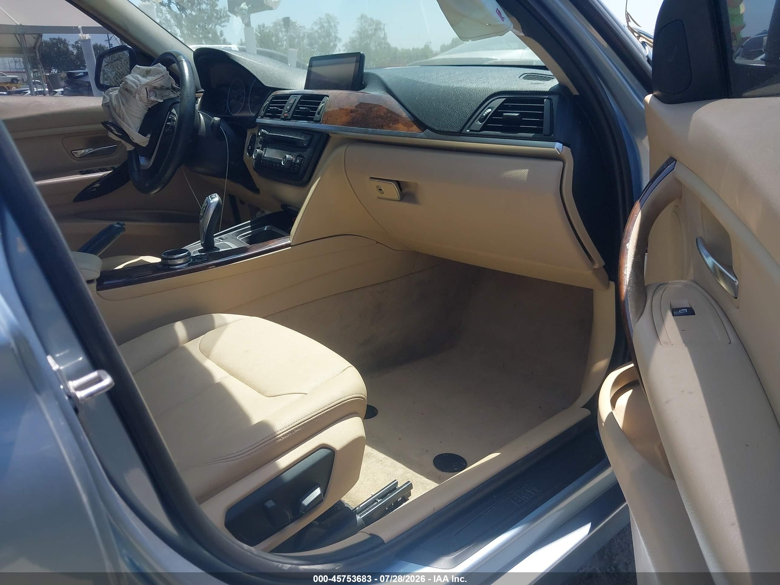 2014 Bmw 328i   Turquoise vin: WBA3C1C59EK114766