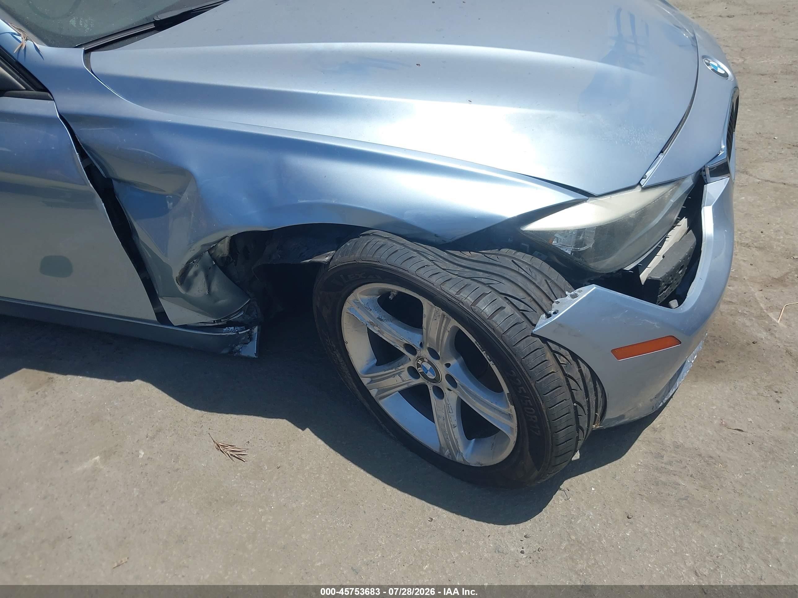 2014 Bmw 328i   Turquoise vin: WBA3C1C59EK114766
