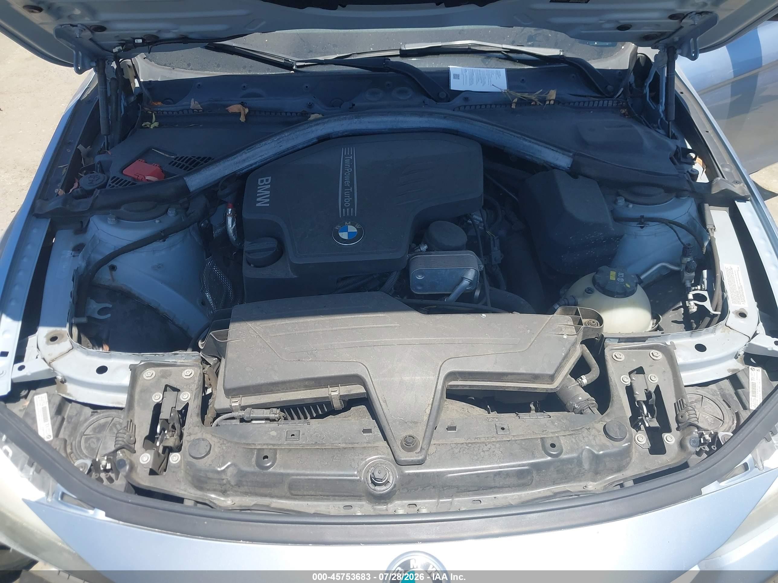 2014 Bmw 328i   Turquoise vin: WBA3C1C59EK114766