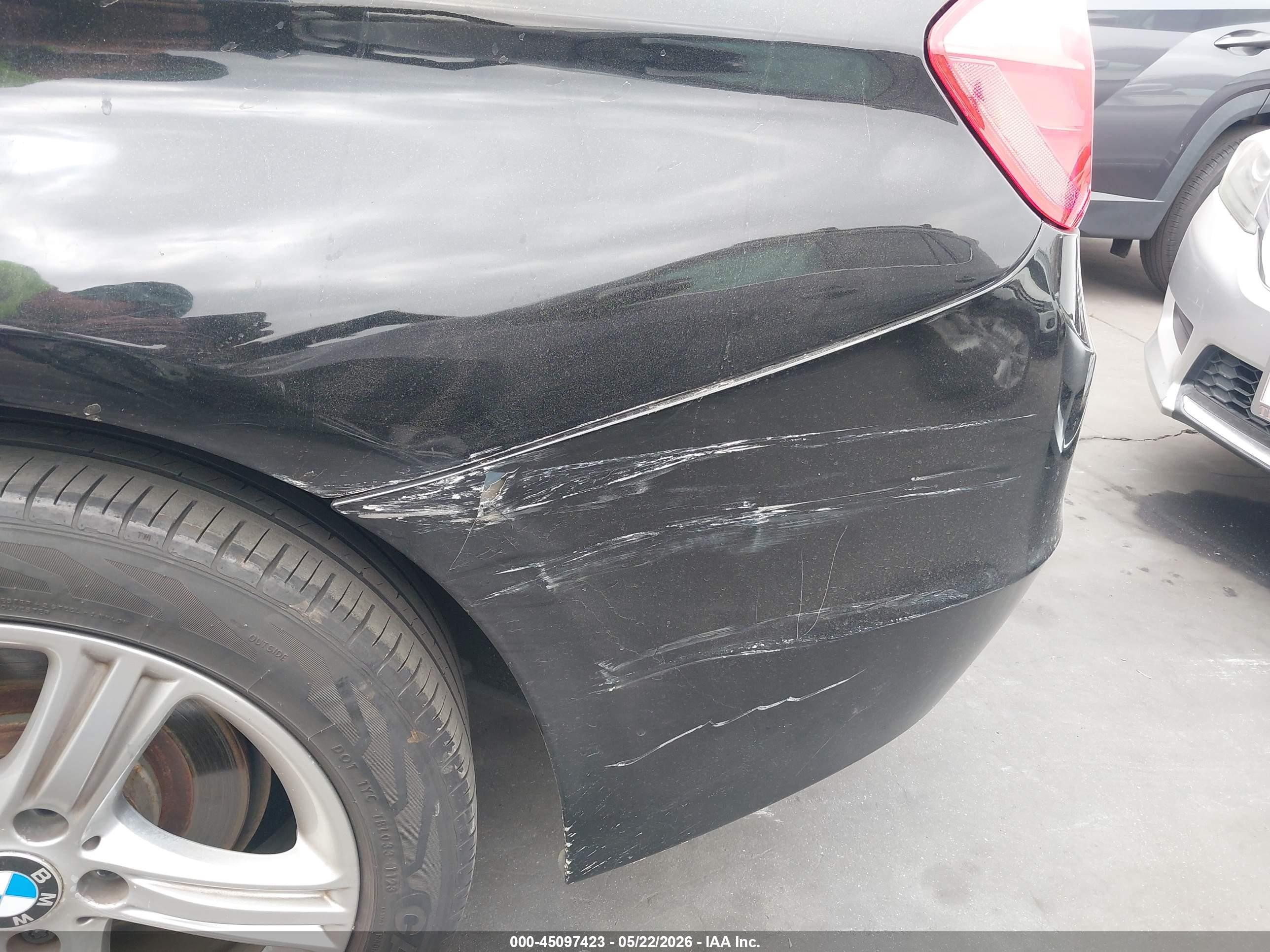 2014 Bmw 328i   Черный vin: WBA3C1C59EK116100