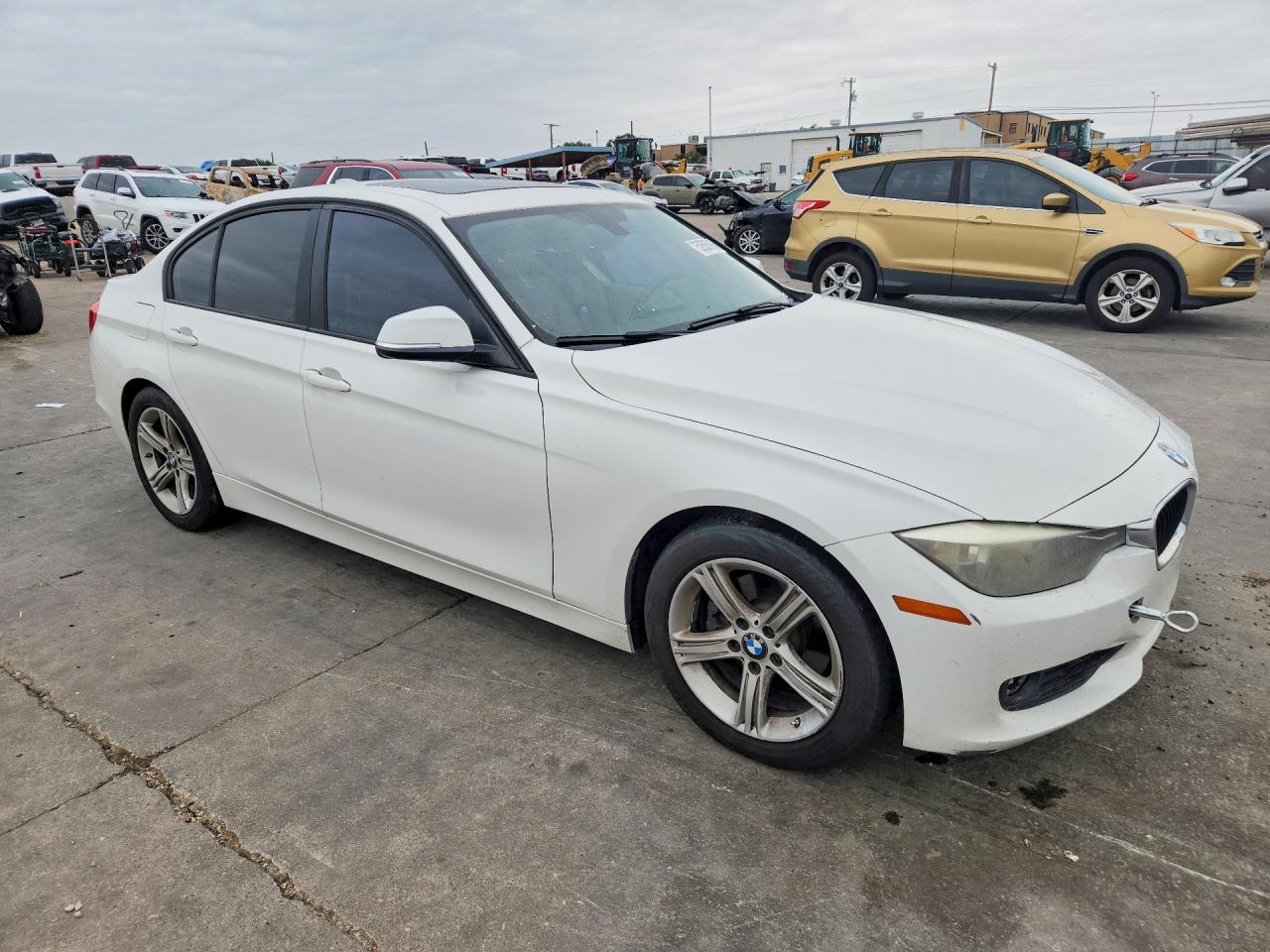 2014 Bmw 328 I Sulev White vin: WBA3C1C59EK116291
