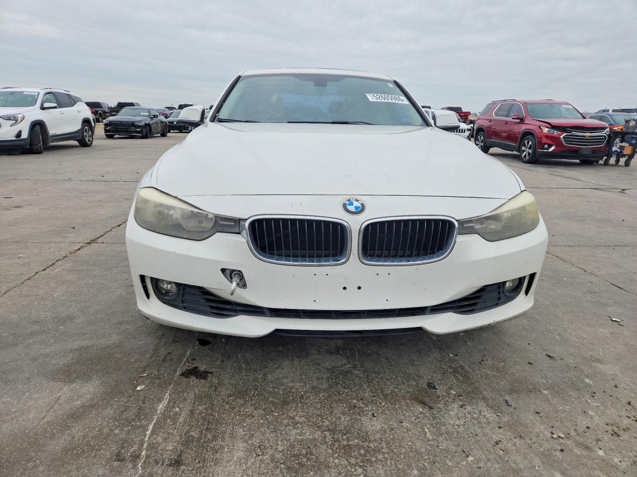 2014 Bmw 328 I Sulev White vin: WBA3C1C59EK116291