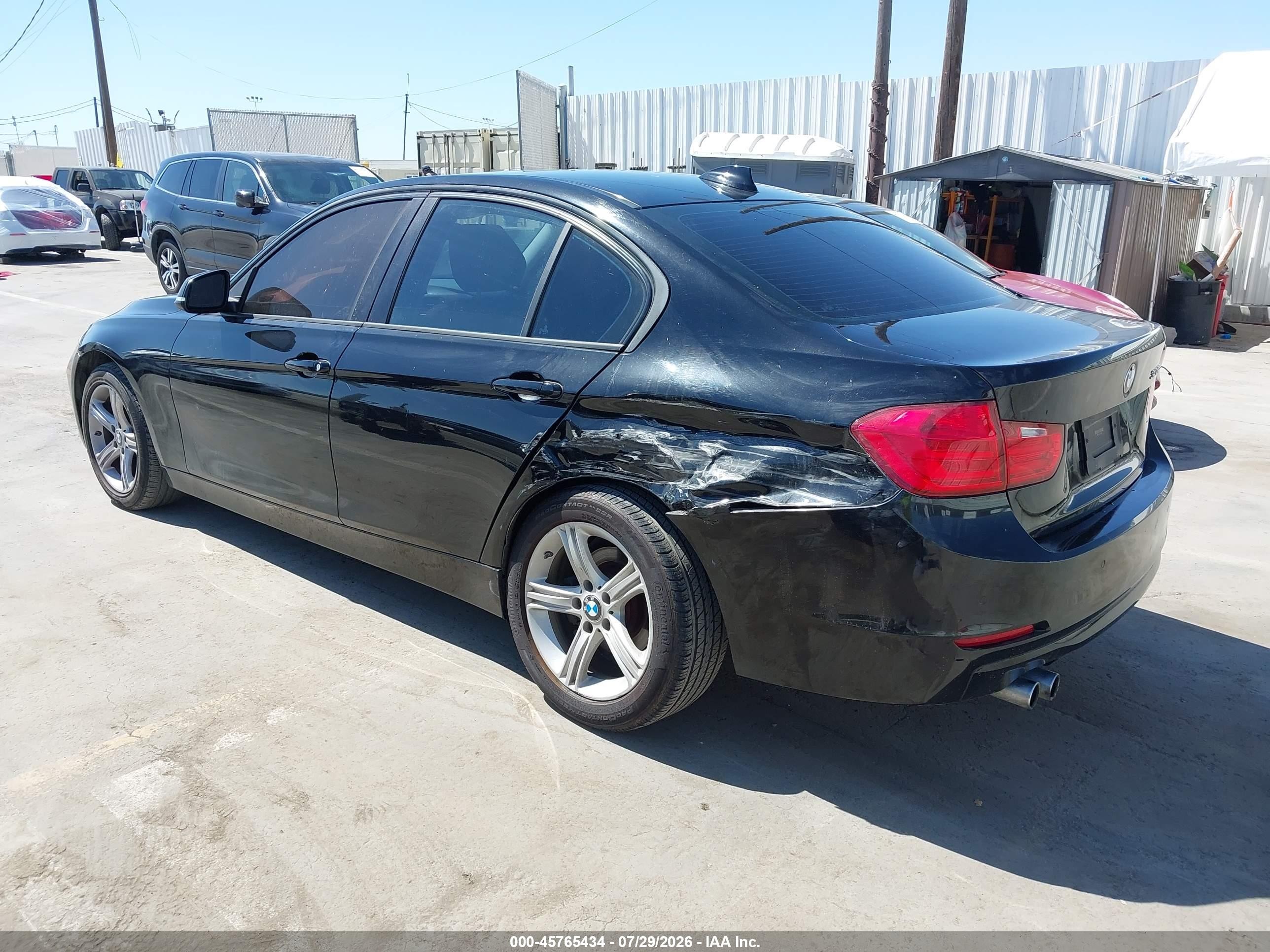2015 Bmw 328i   Black vin: WBA3C1C59FK124909