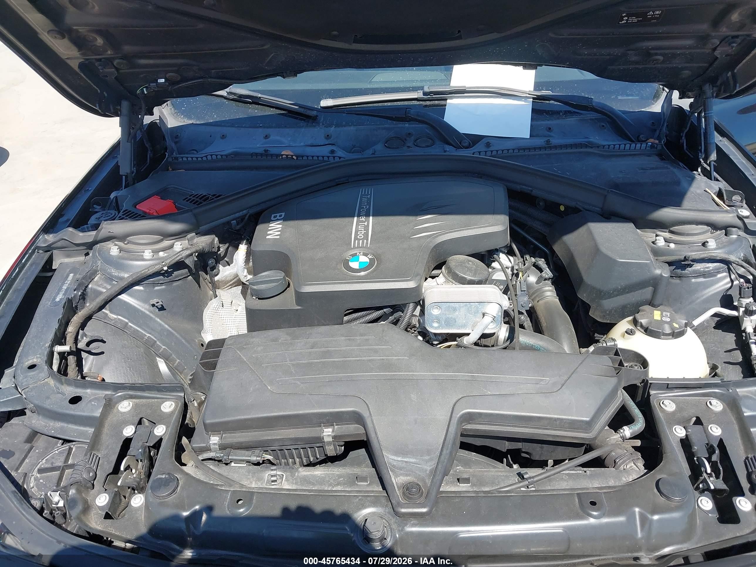 2015 Bmw 328i   Black vin: WBA3C1C59FK124909