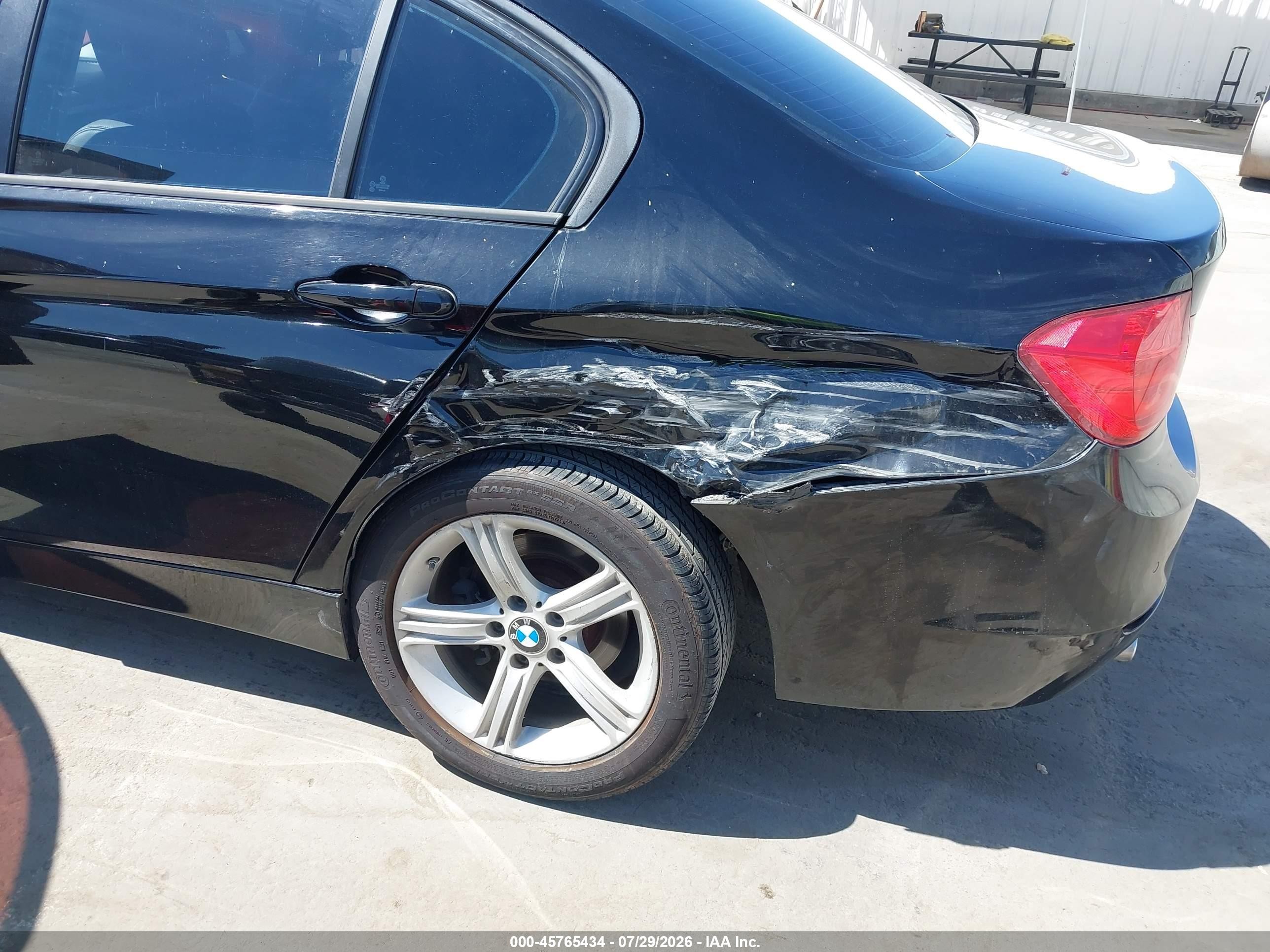 2015 Bmw 328i   Black vin: WBA3C1C59FK124909