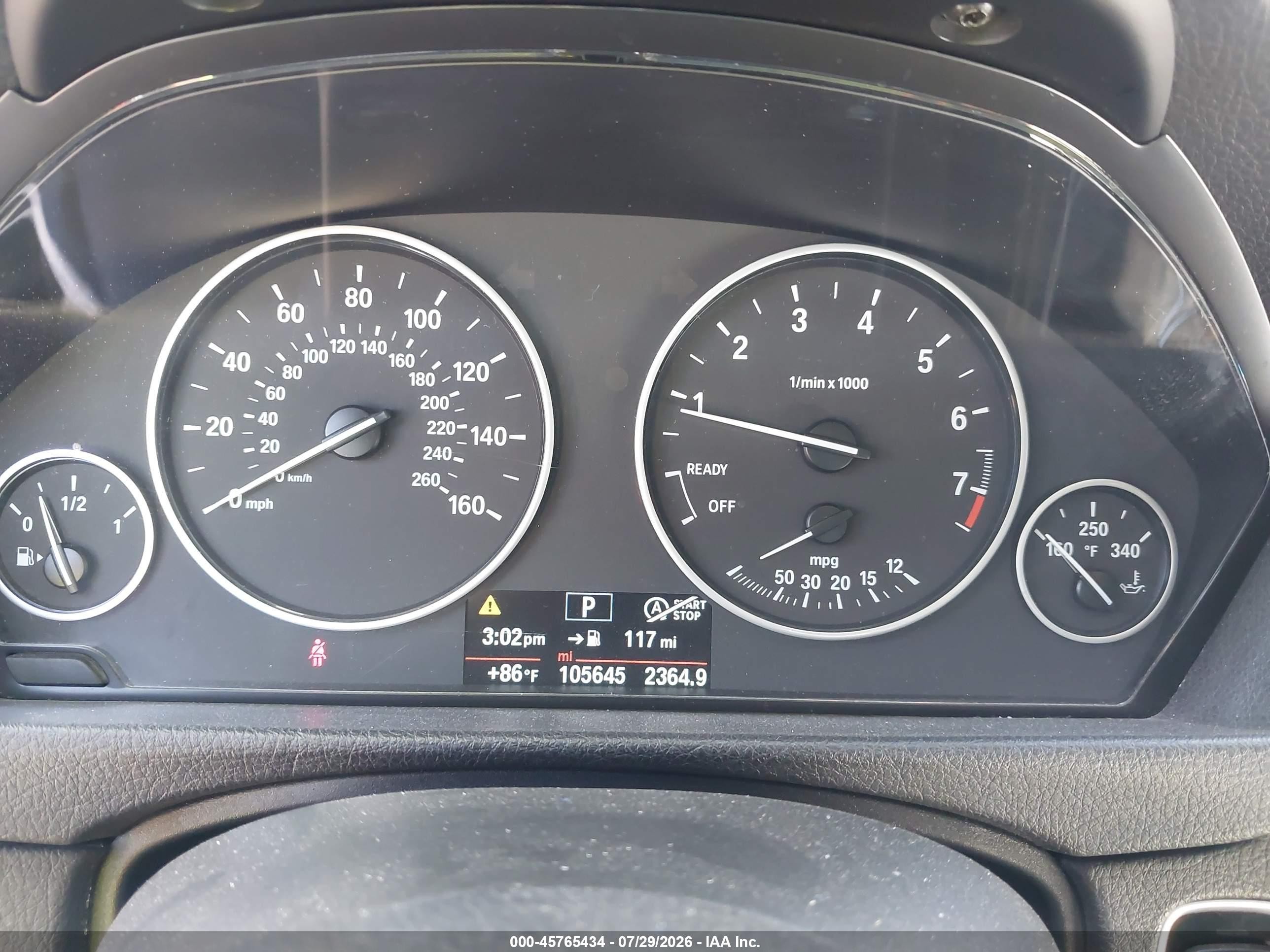 2015 Bmw 328i   Black vin: WBA3C1C59FK124909