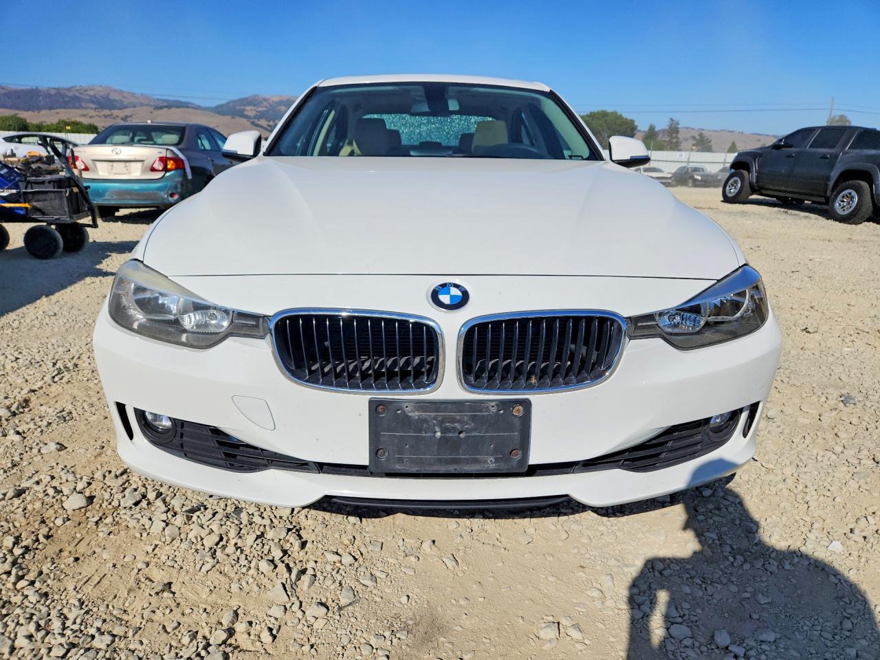 2012 Bmw 328 I Sulev White vin: WBA3C1C5XCF433468