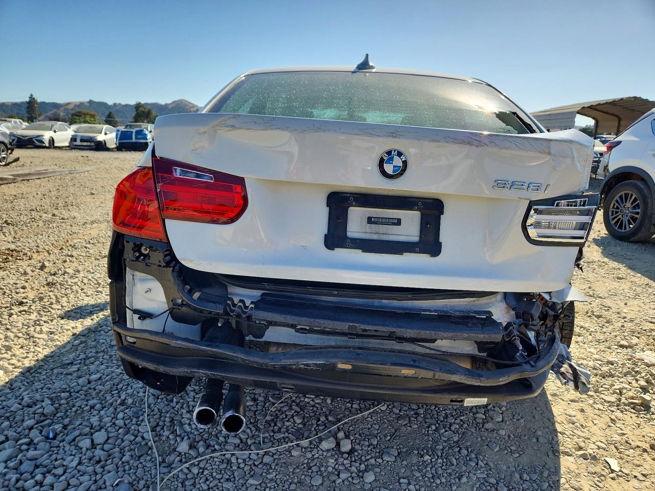 2012 Bmw 328 I Sulev White vin: WBA3C1C5XCF433468