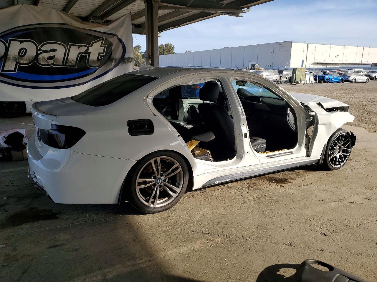 2013 Bmw 328 I Sulev White vin: WBA3C1C5XDF440003
