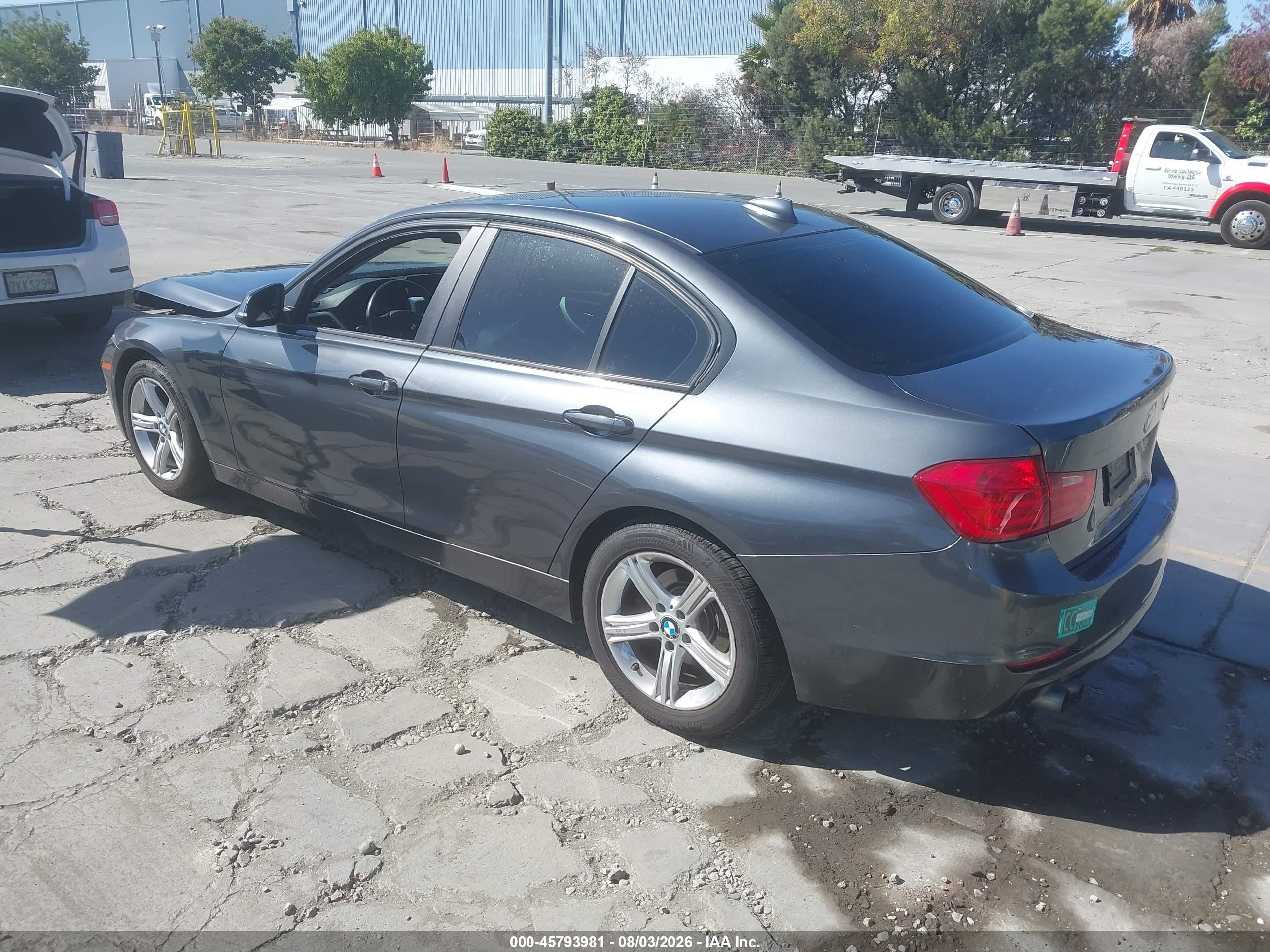 2013 Bmw 328i   Gray vin: WBA3C1C5XDF441152